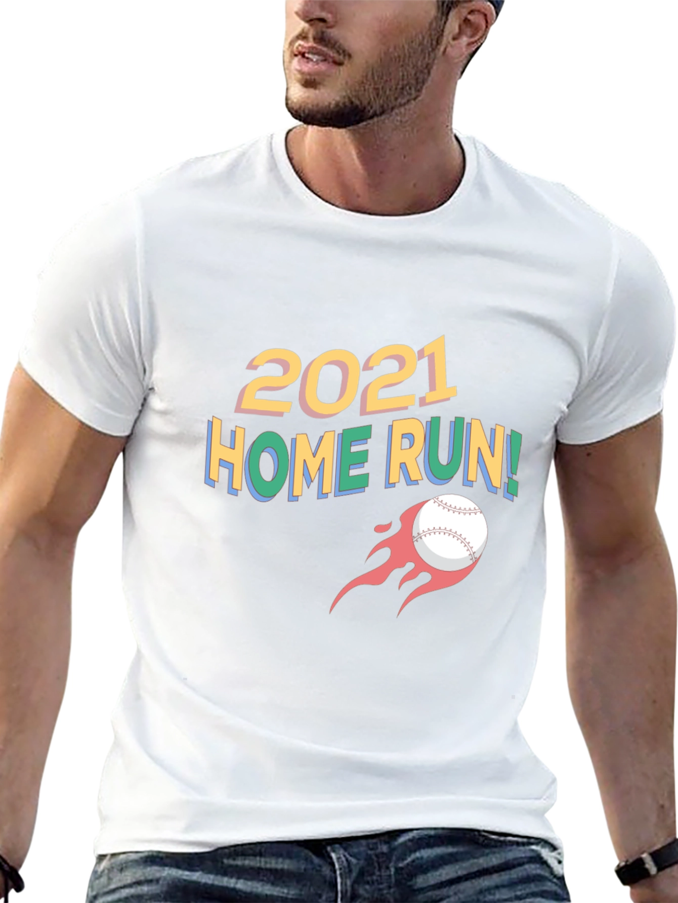 2021 Home Run T-Shirt Baseball Lovers Tee