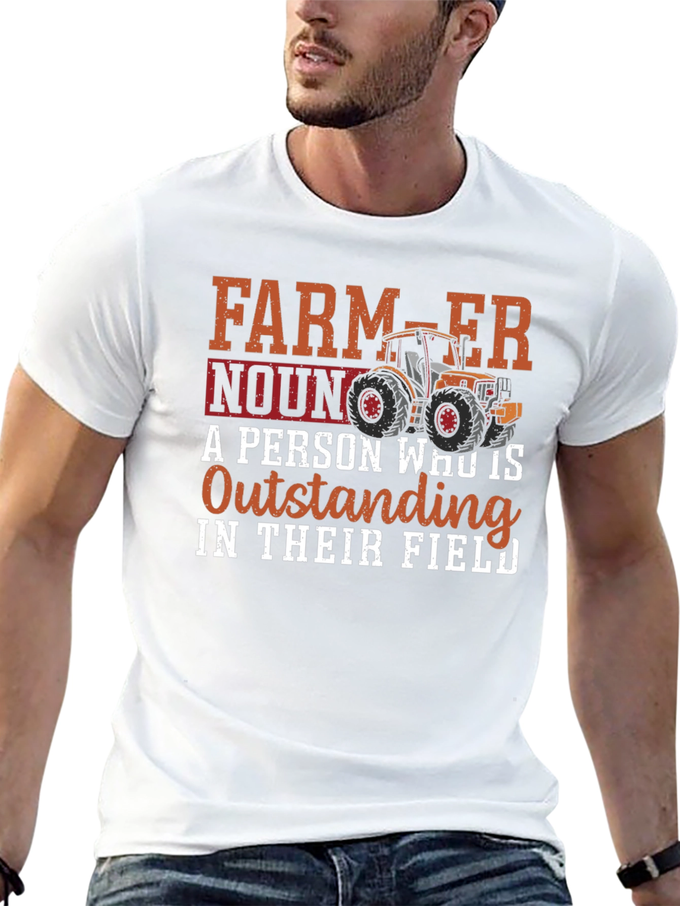 Farmer Definition Black T-Shirt