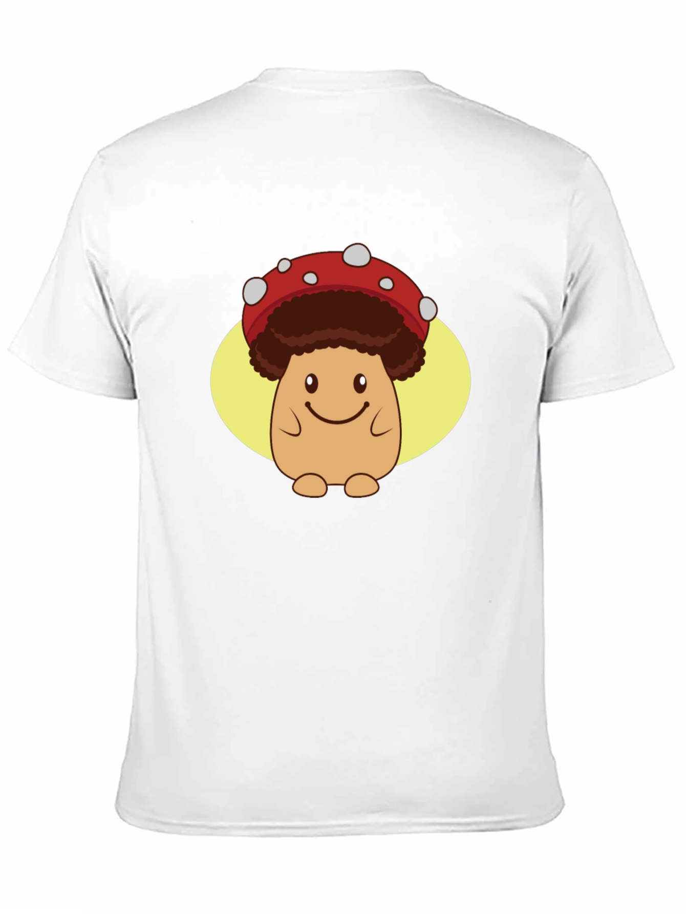 Mushroom Character Graphic T-Shirt