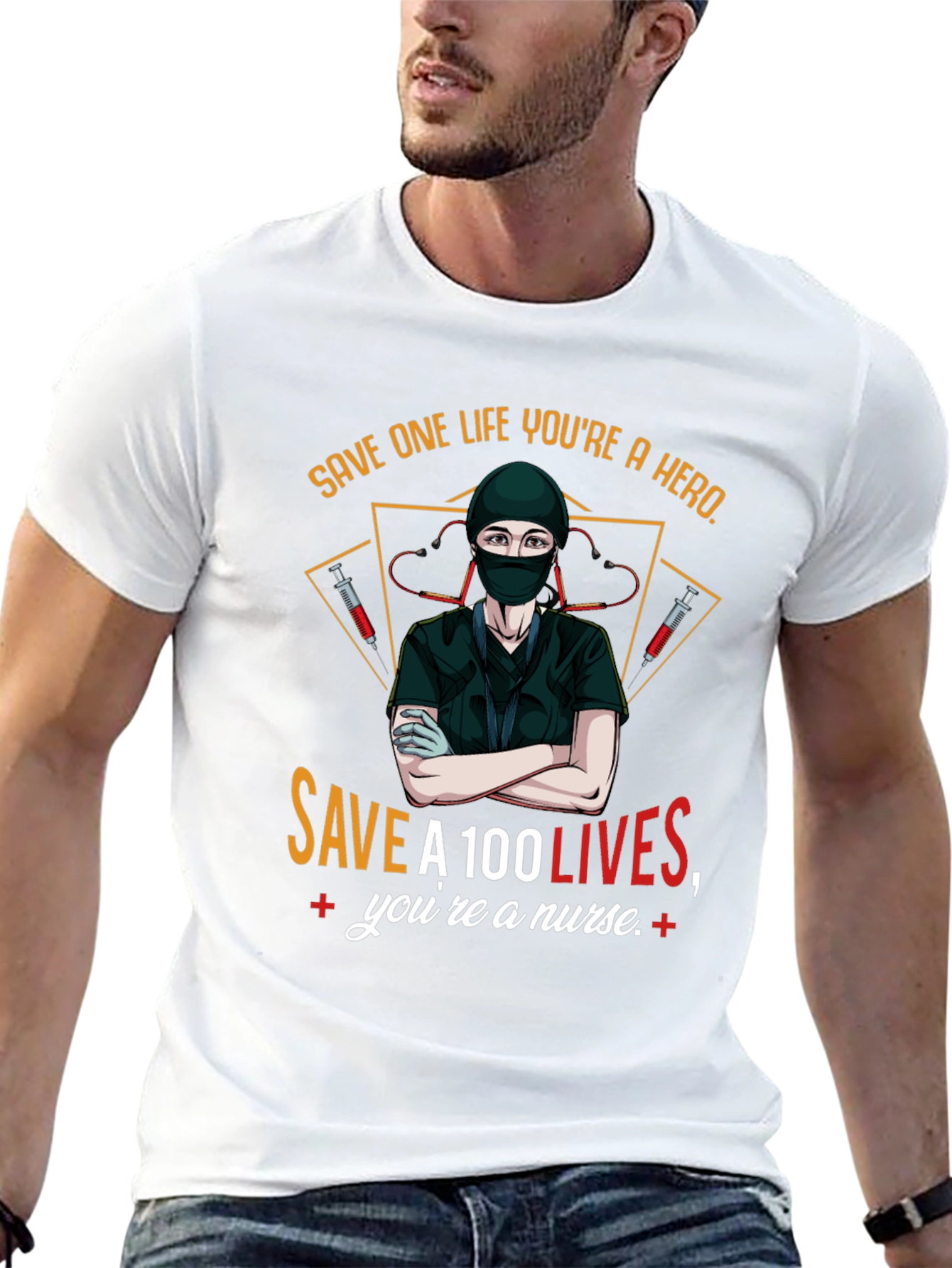 Nurse Hero T-Shirt - Save Lives