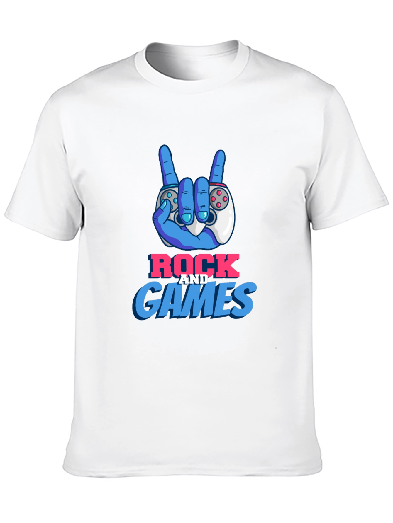 Rock and Games T-Shirt - Gamer Graphic Tee