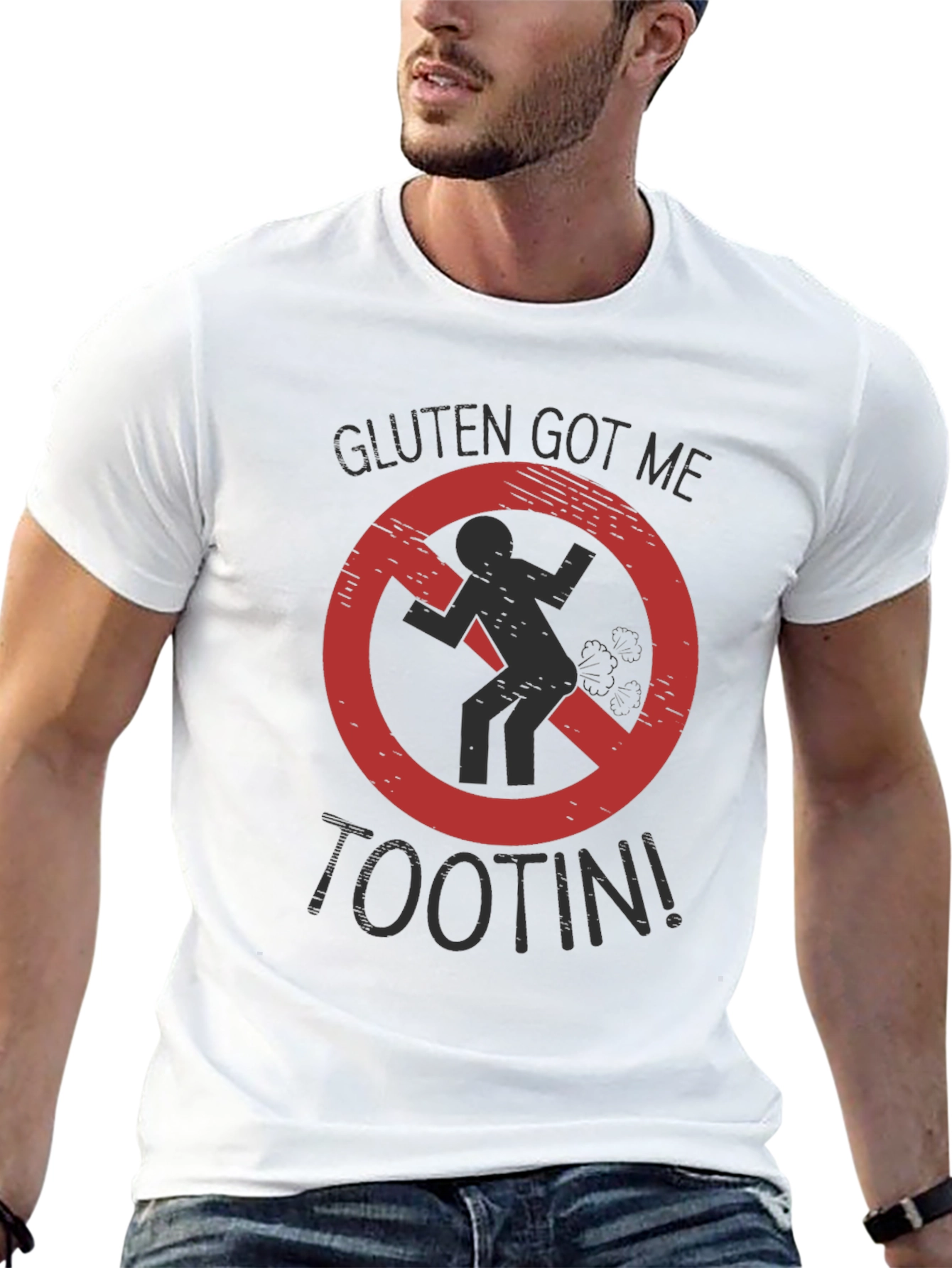 Gluten Got Me Tootin Graphic Tee
