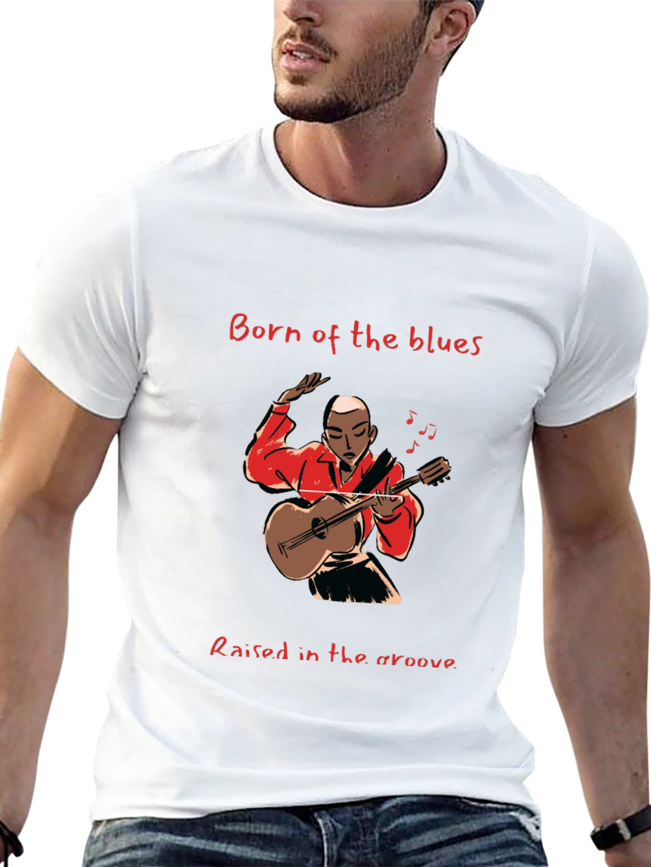 Bluesman Graphic T-Shirt - Born of the Blues
