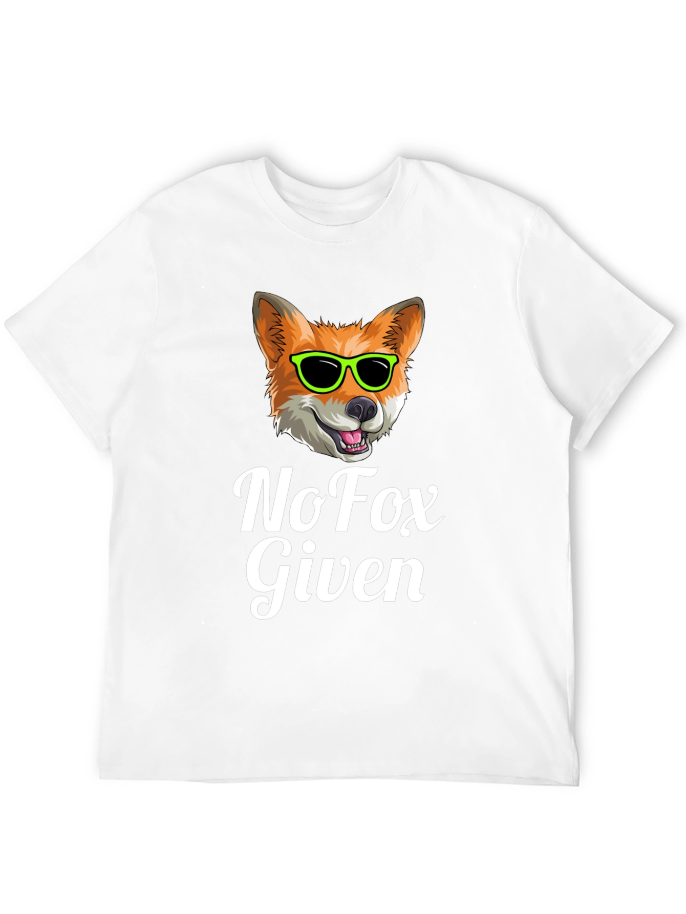 No Fox Given Graphic T-Shirt - Mens Black Tee