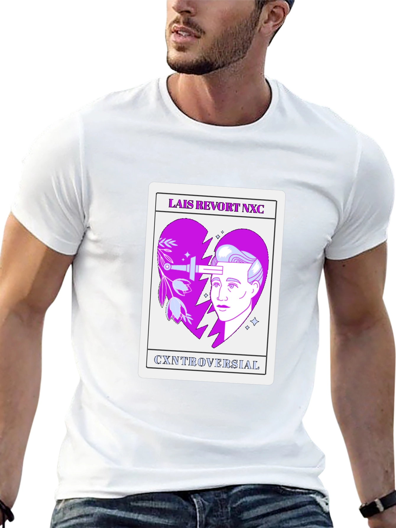 LAIS REVORT Controversial Graphic T-Shirt