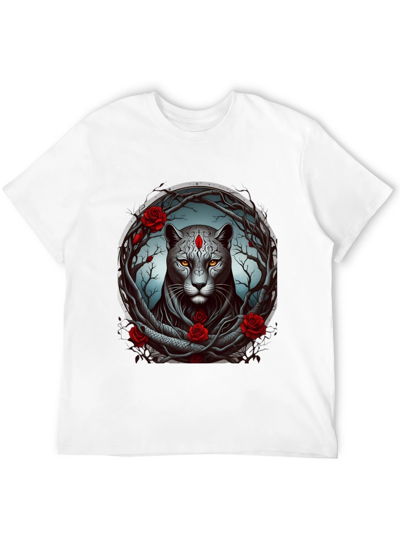 Mystic Panther Graphic Tee - Unique Design