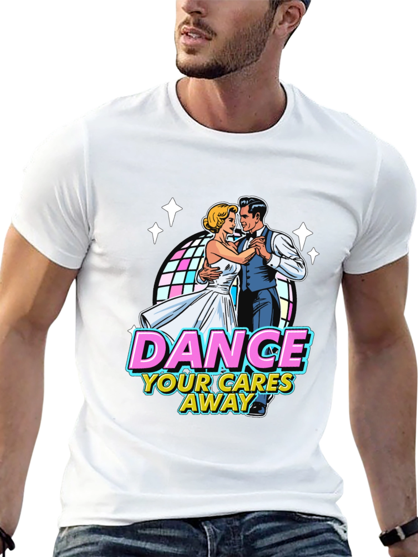 Dance Your Cares Away Graphic T-Shirt
