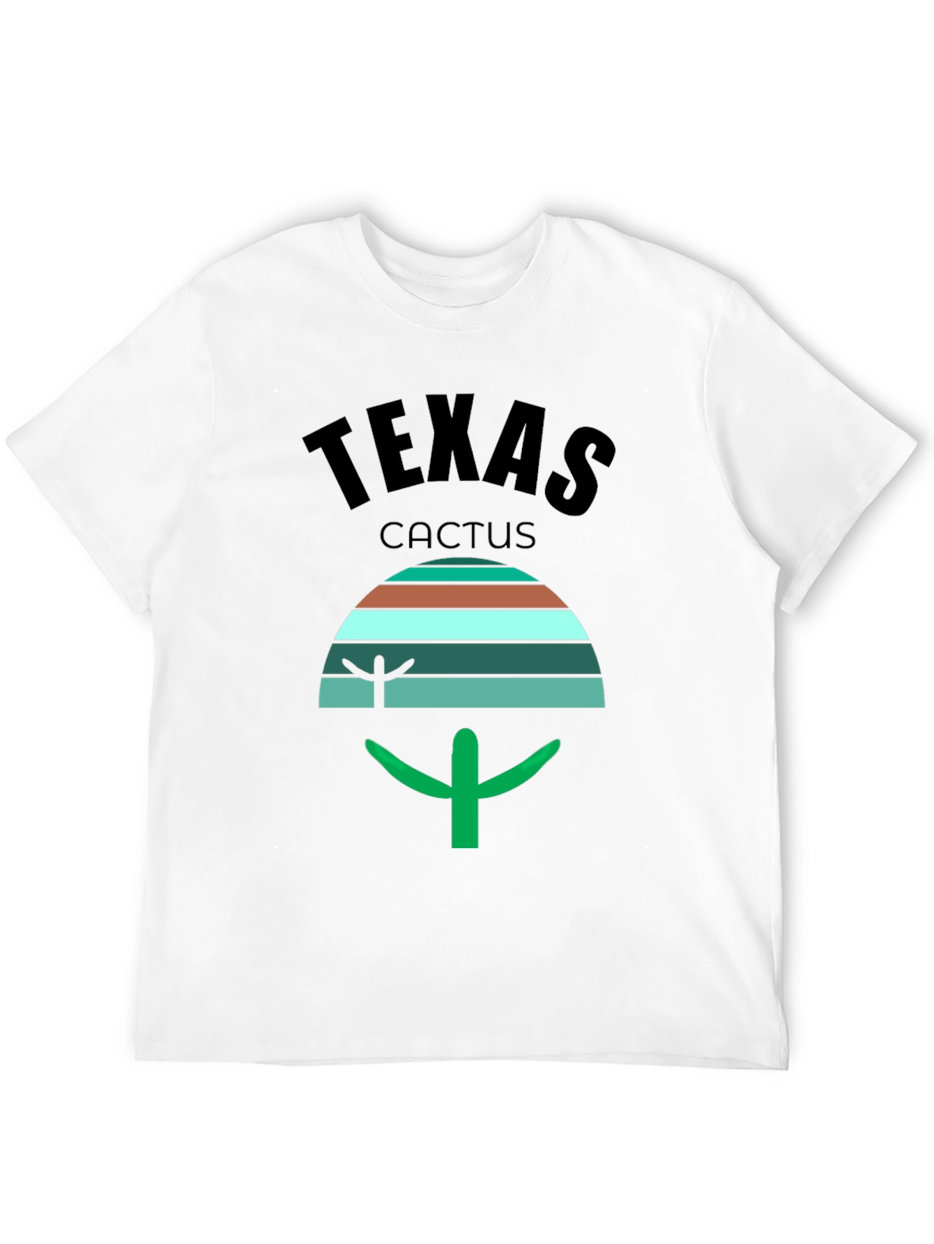 Texas Cactus Retro T-Shirt