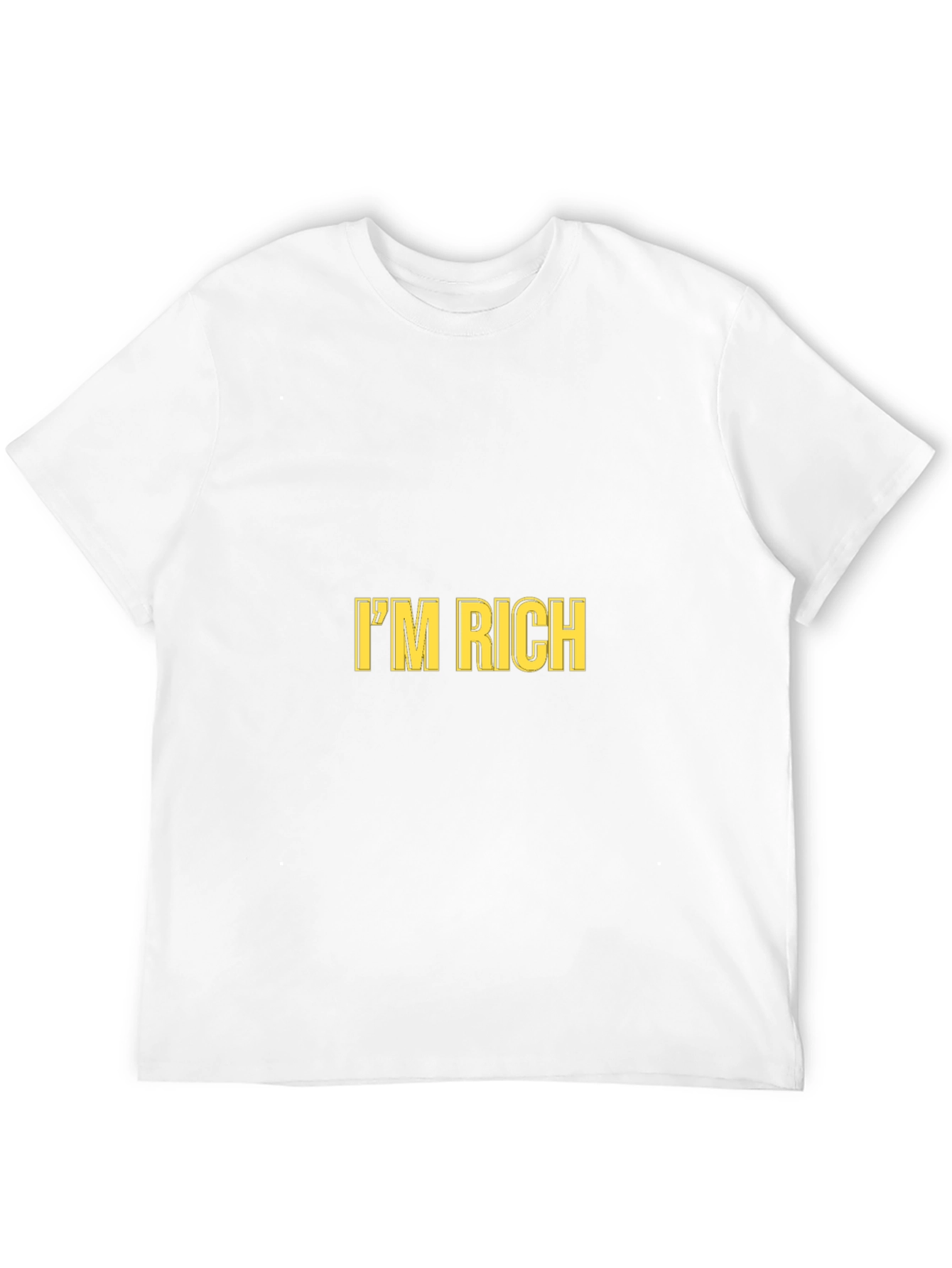 Im Rich Black Graphic Tee