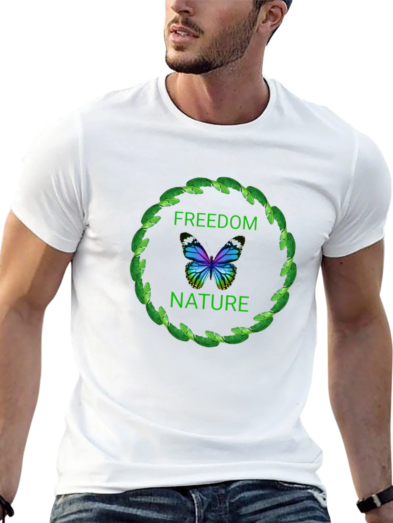 Freedom Nature Graphic T-Shirt