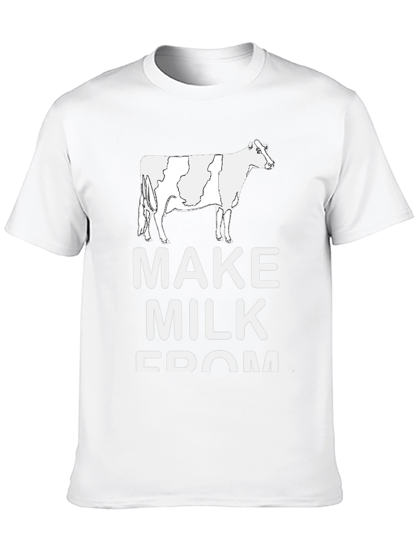 Funny Make Milk From Freedom Cow T-Shirt