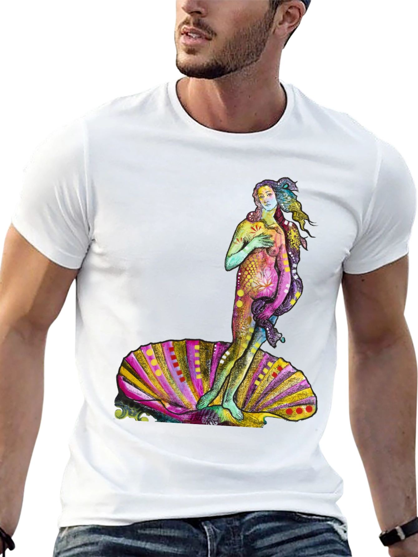 Birth of Venus Graphic Tee - Unique Art Shirt