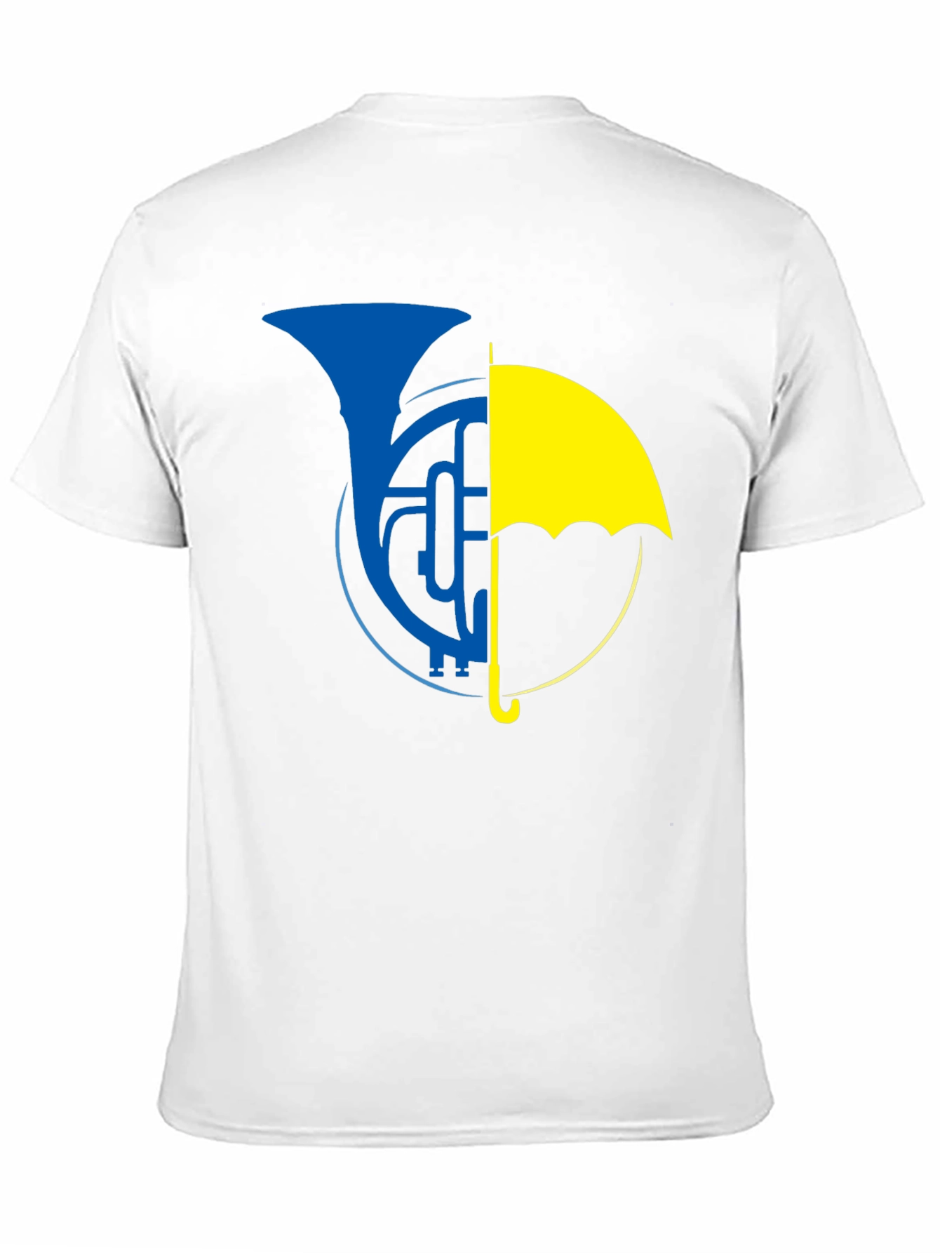 Horn Umbrella Graphic T-Shirt - Black