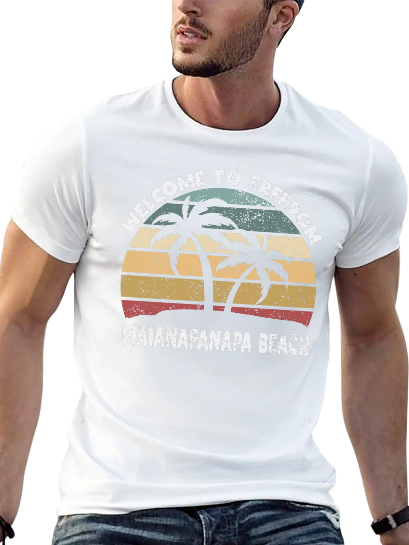 Waianapanapa Beach Graphic Tee - Freedom Style