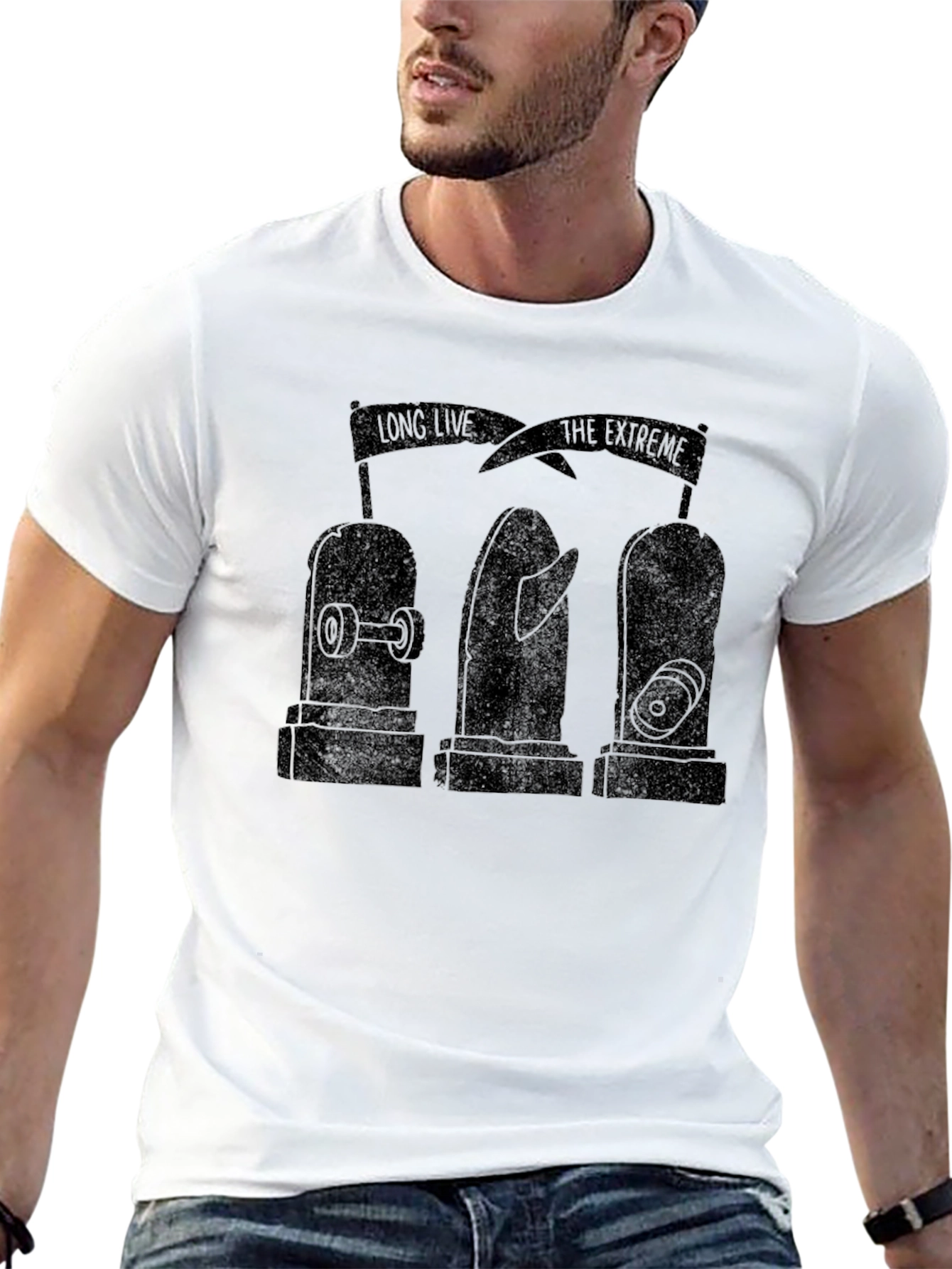 Long Live the Extreme Black Graphic Tee