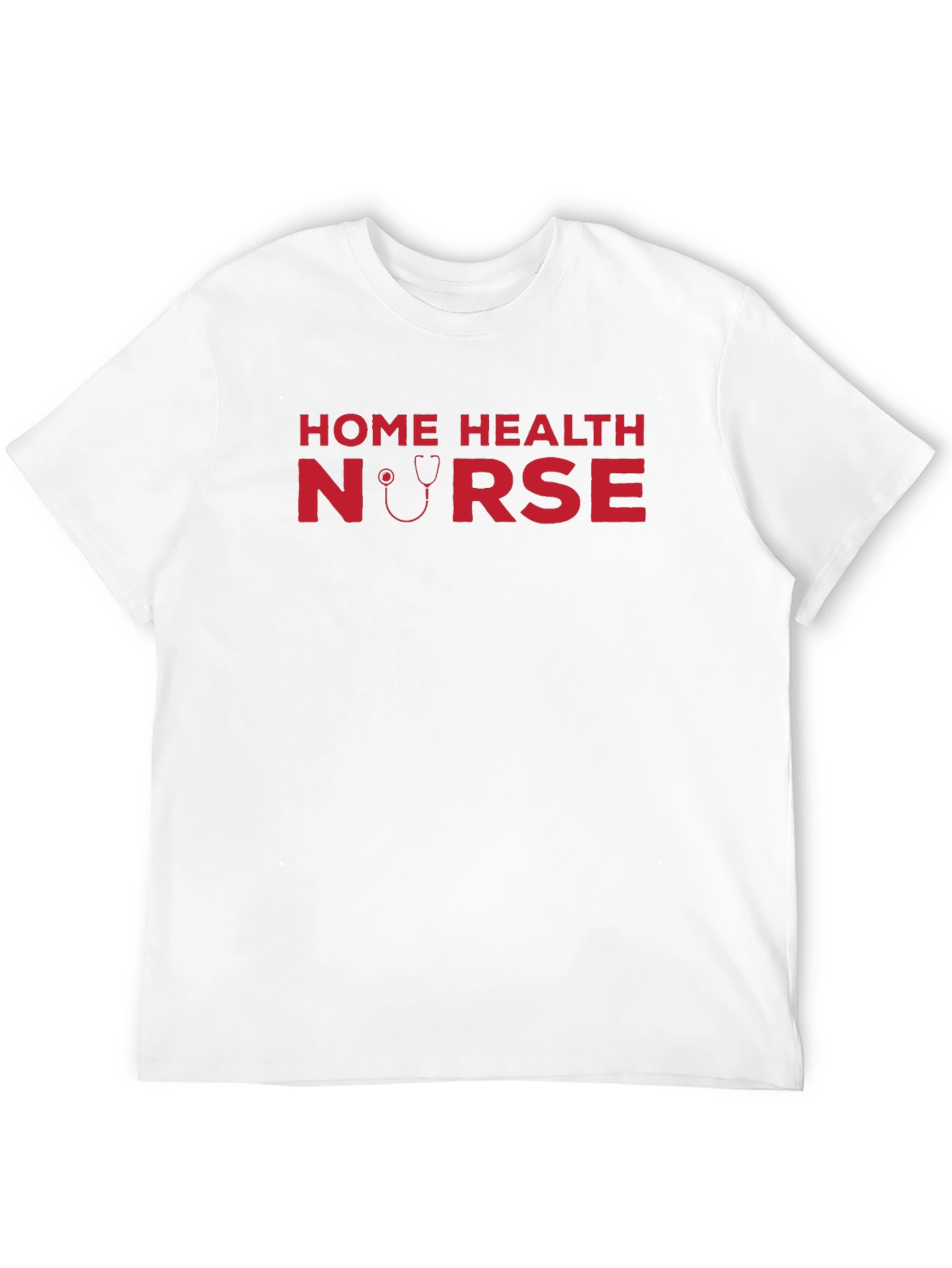 Home Health Nurse T-Shirt - Red Design