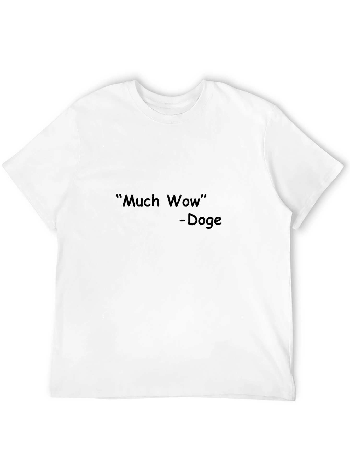 Much Wow Doge T-Shirt - Black