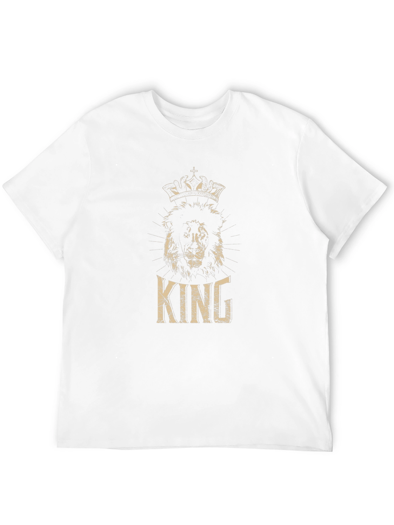 King Lion Graphic Tee - Mens Black T-Shirt