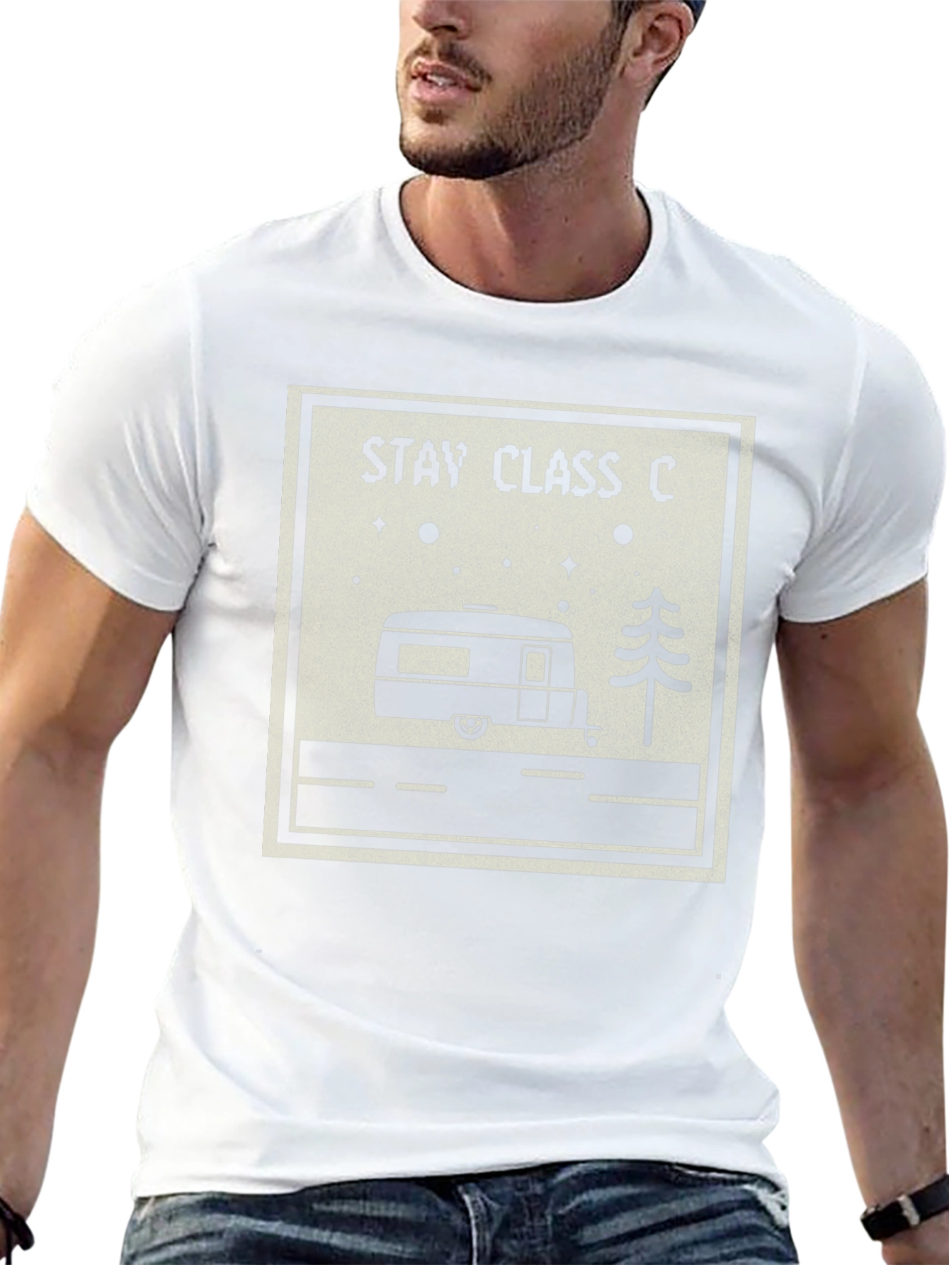 Stay Class C Camper T-Shirt - RV Adventure Tee