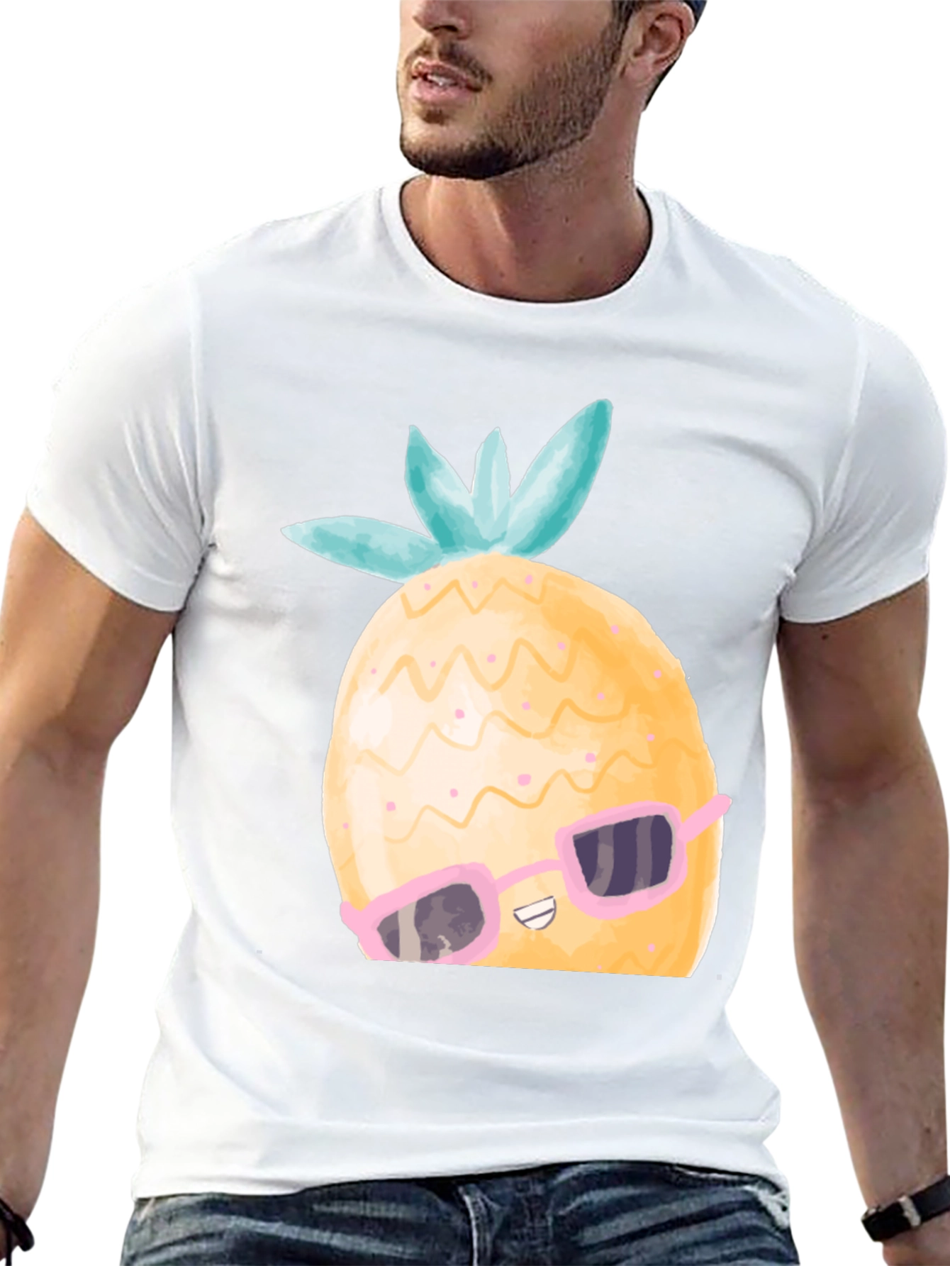 Cool Pineapple Graphic Tee