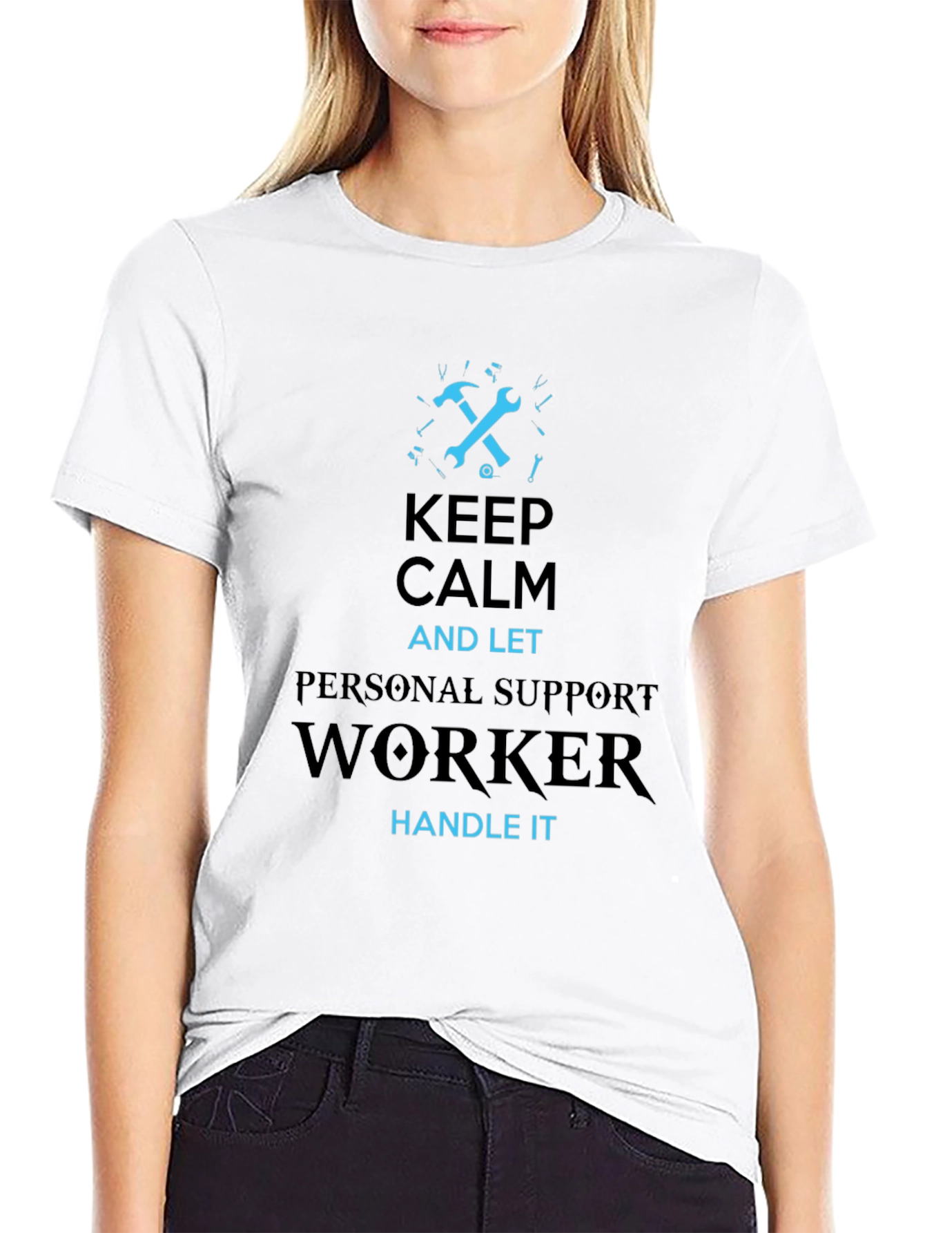 Keep Calm Personal Support Worker T-Shirt