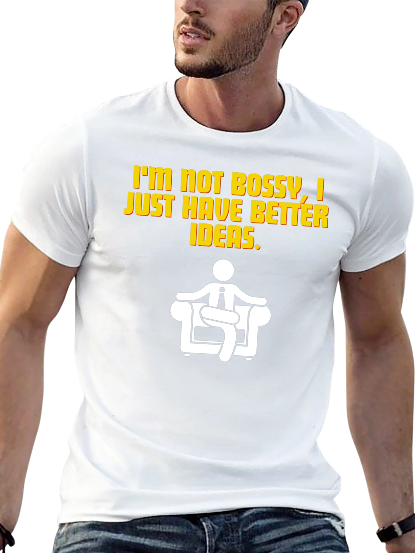 Funny Sarcastic Not Bossy Graphic T-Shirt