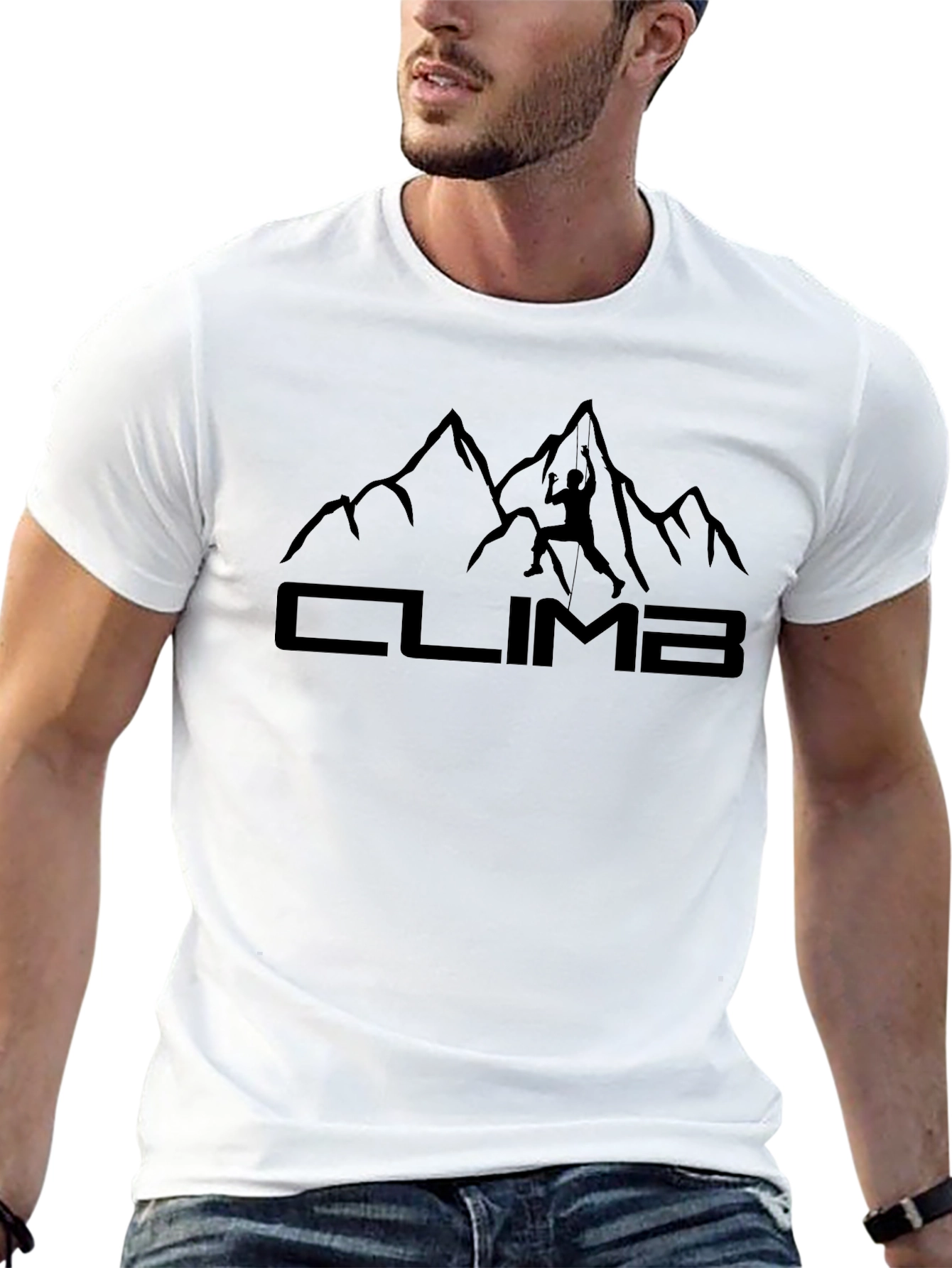 Climb Graphic Tee - Mountain Adventure
