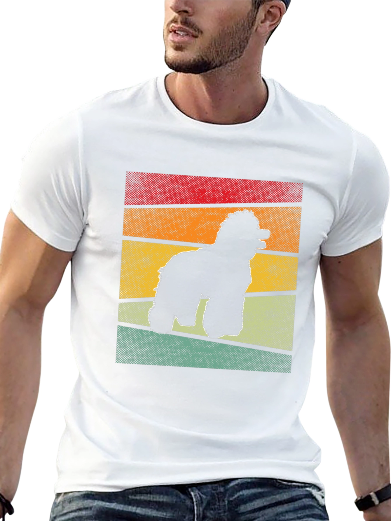 Retro Dog Silhouette T-Shirt