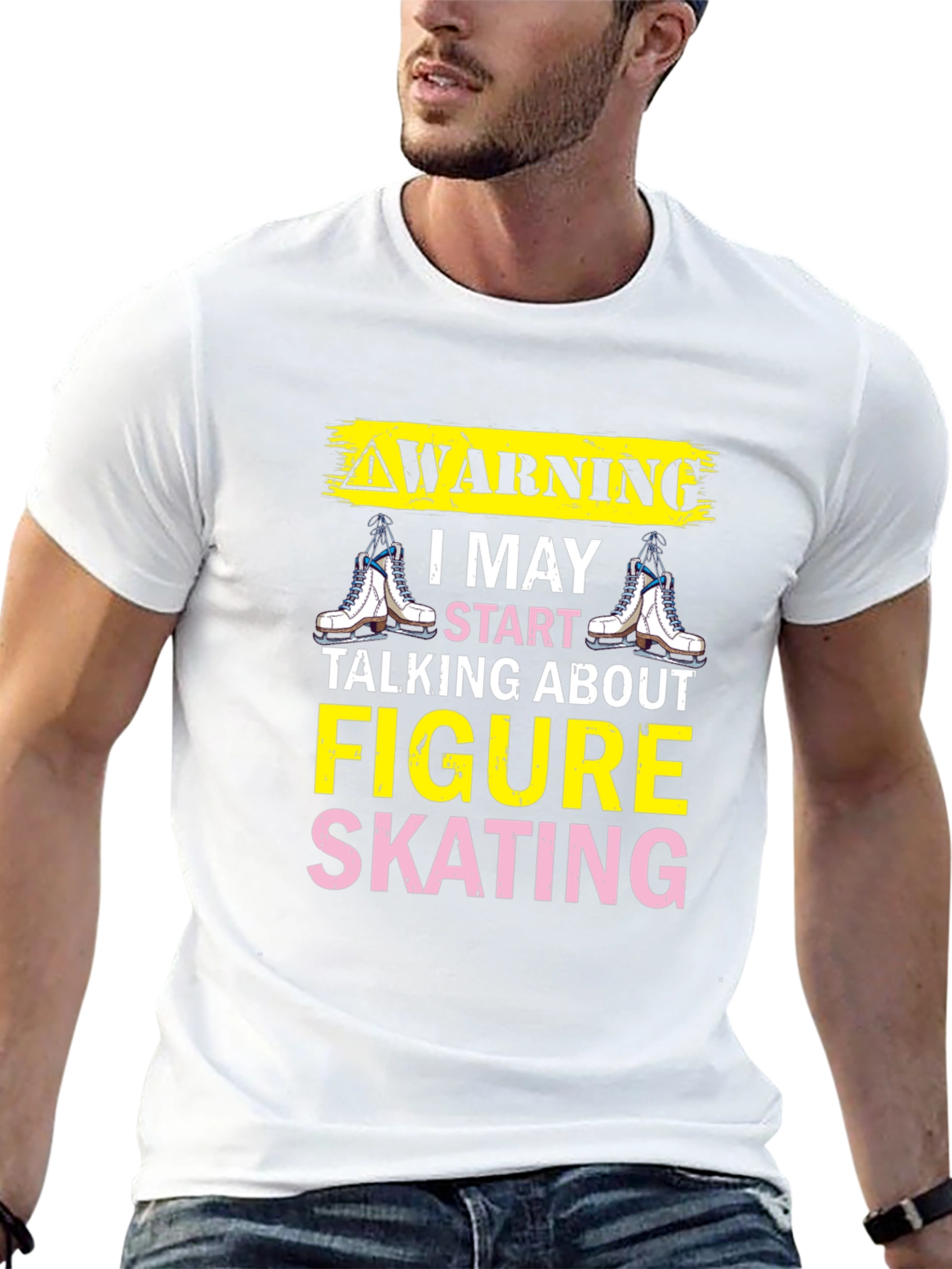 Figure Skating Warning T-Shirt - Ice Skating Tee