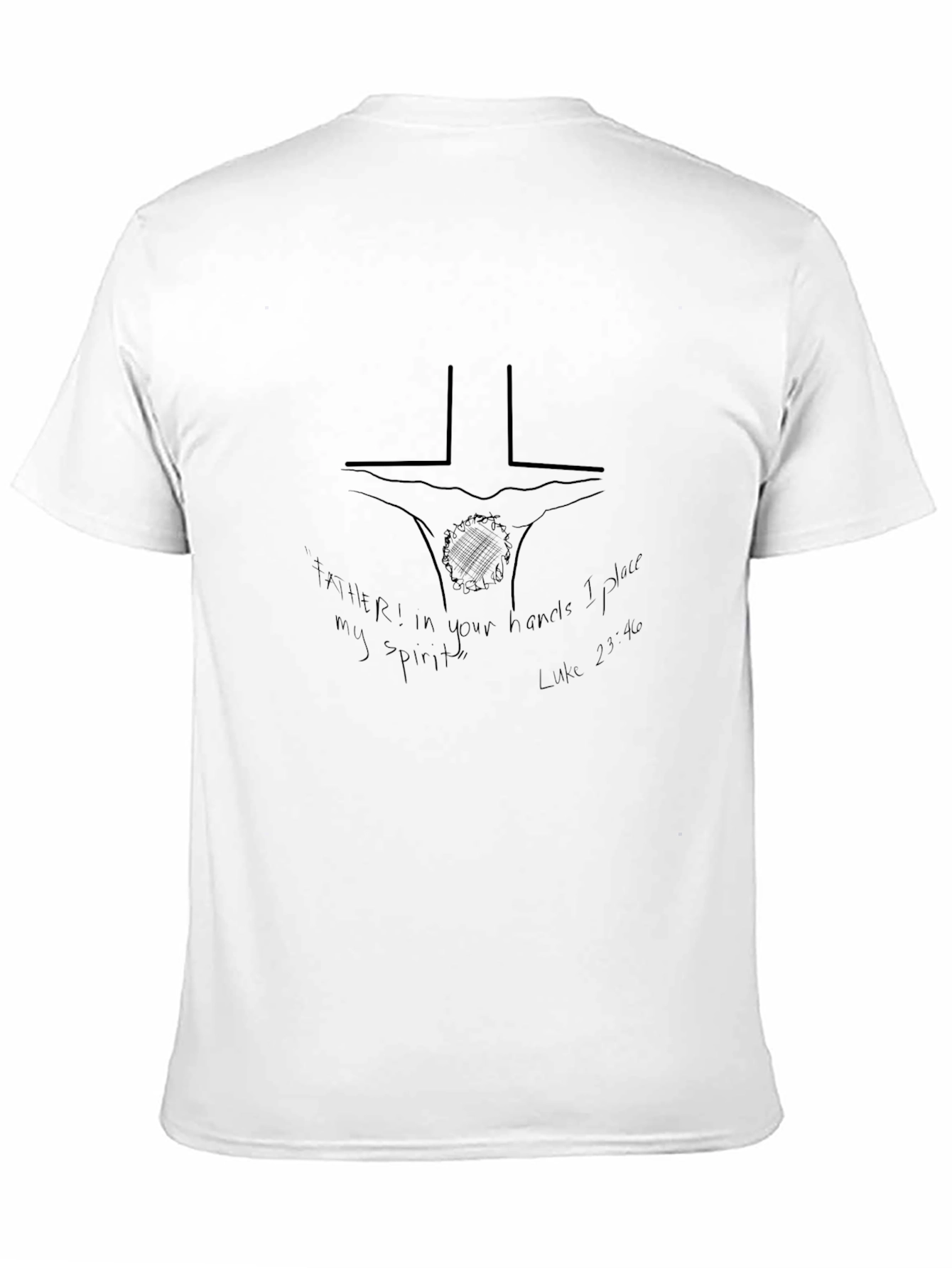 Faith-Inspired Graphic Tee - Luke 23:46