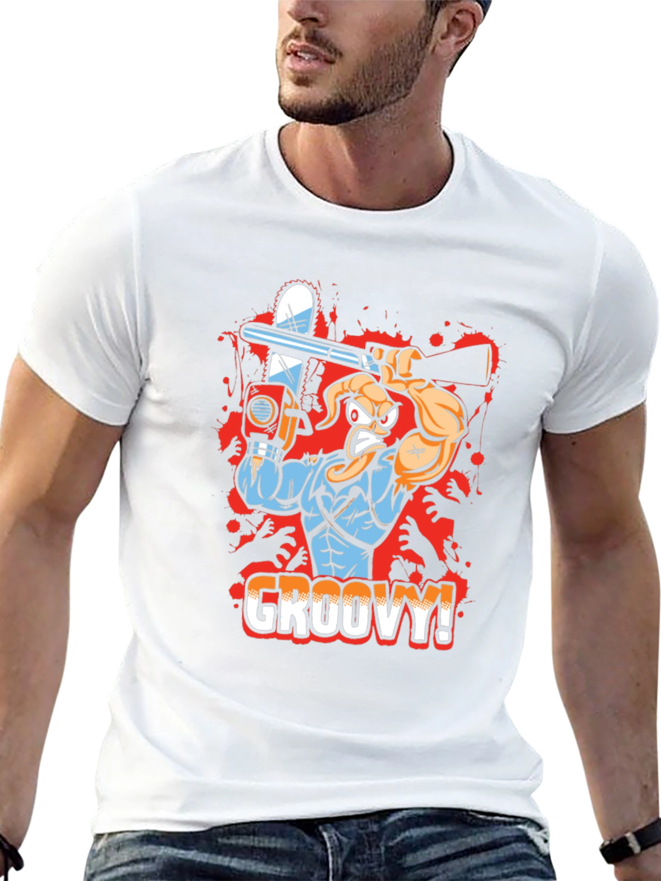 Groovy Cartoon Graphic Tee