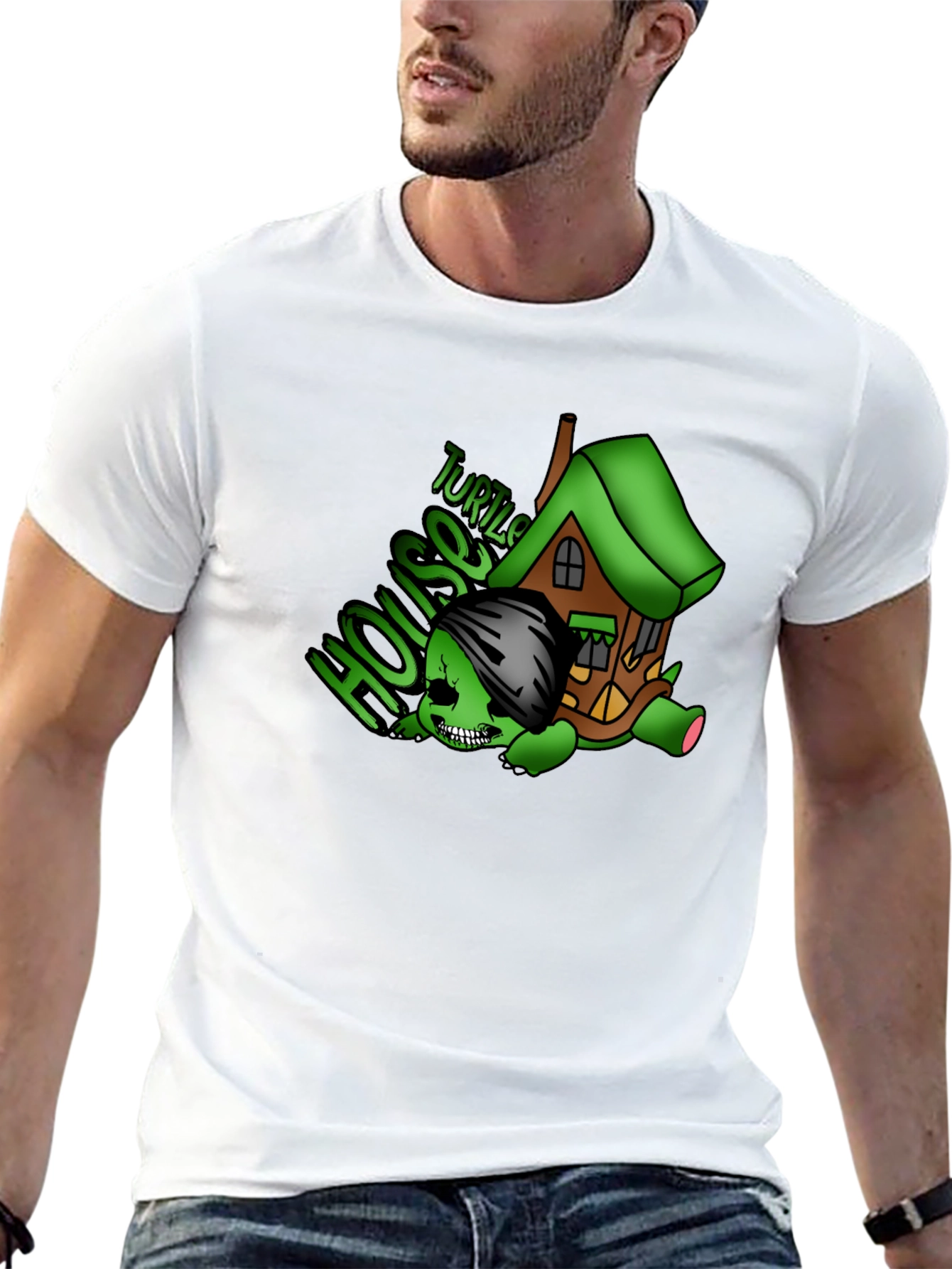 Turtle House Graphic Tee - Unique Design