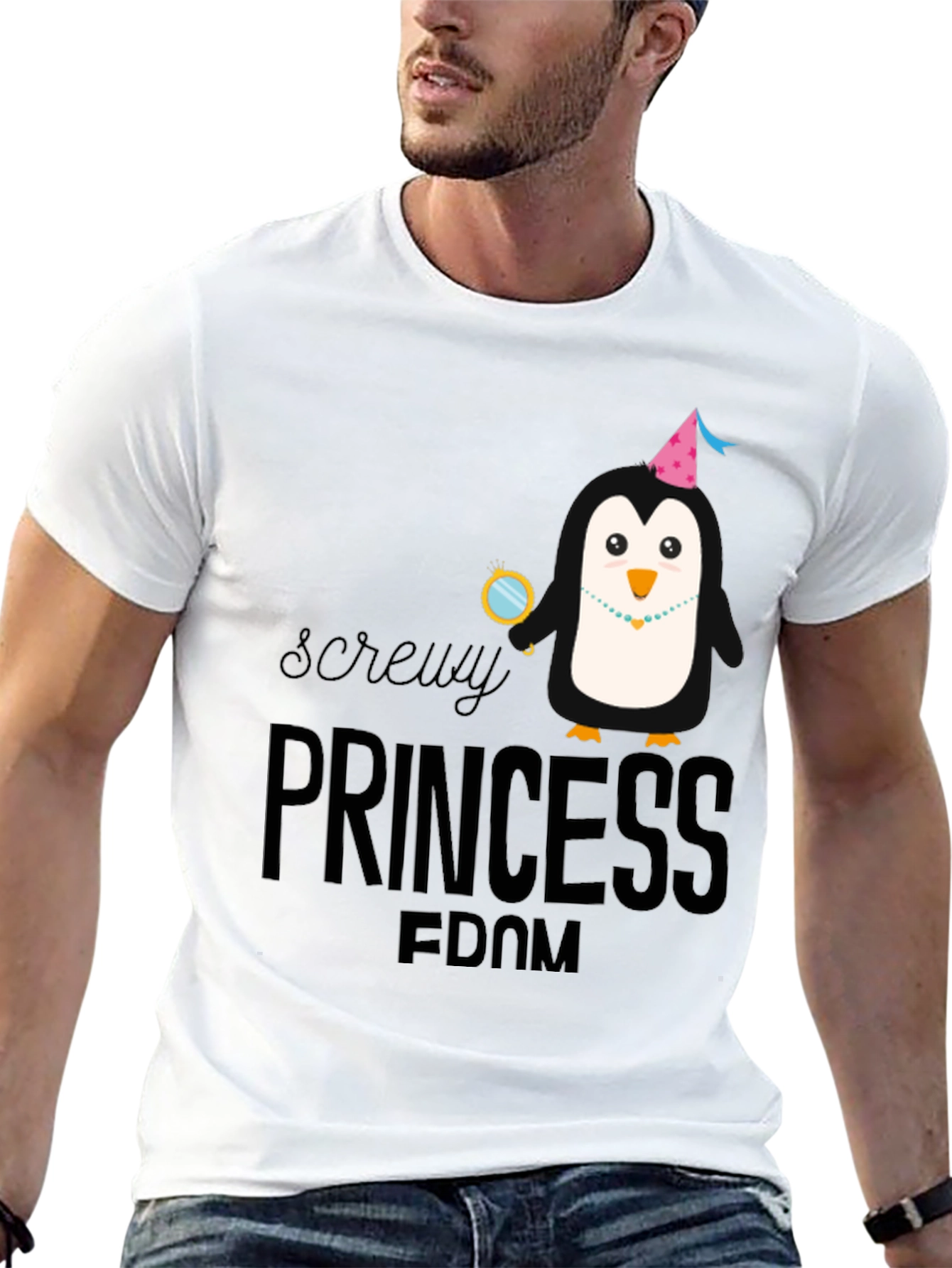 Screw Princessdom Black T-Shirt