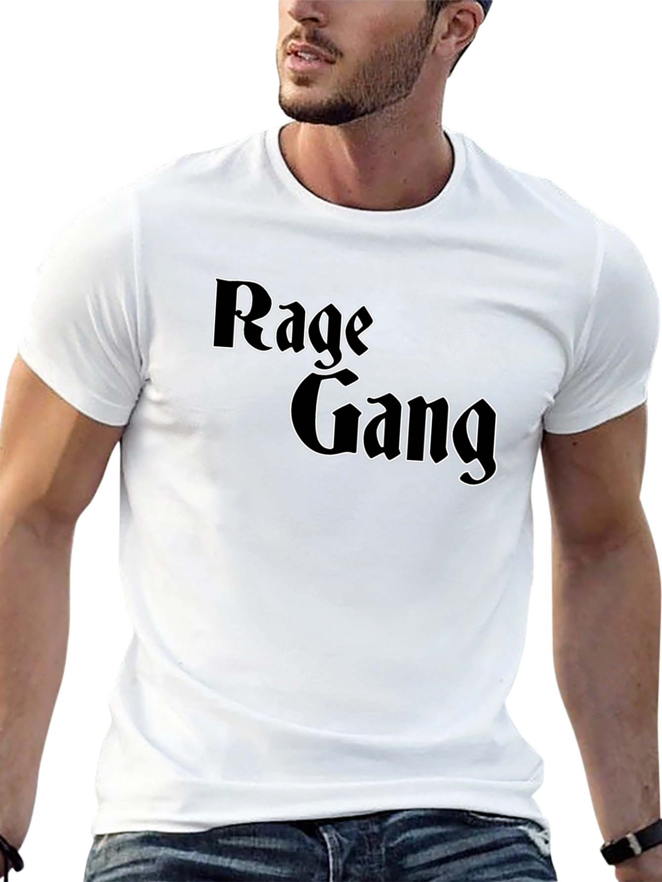 Rage Gang Black Graphic T-Shirt