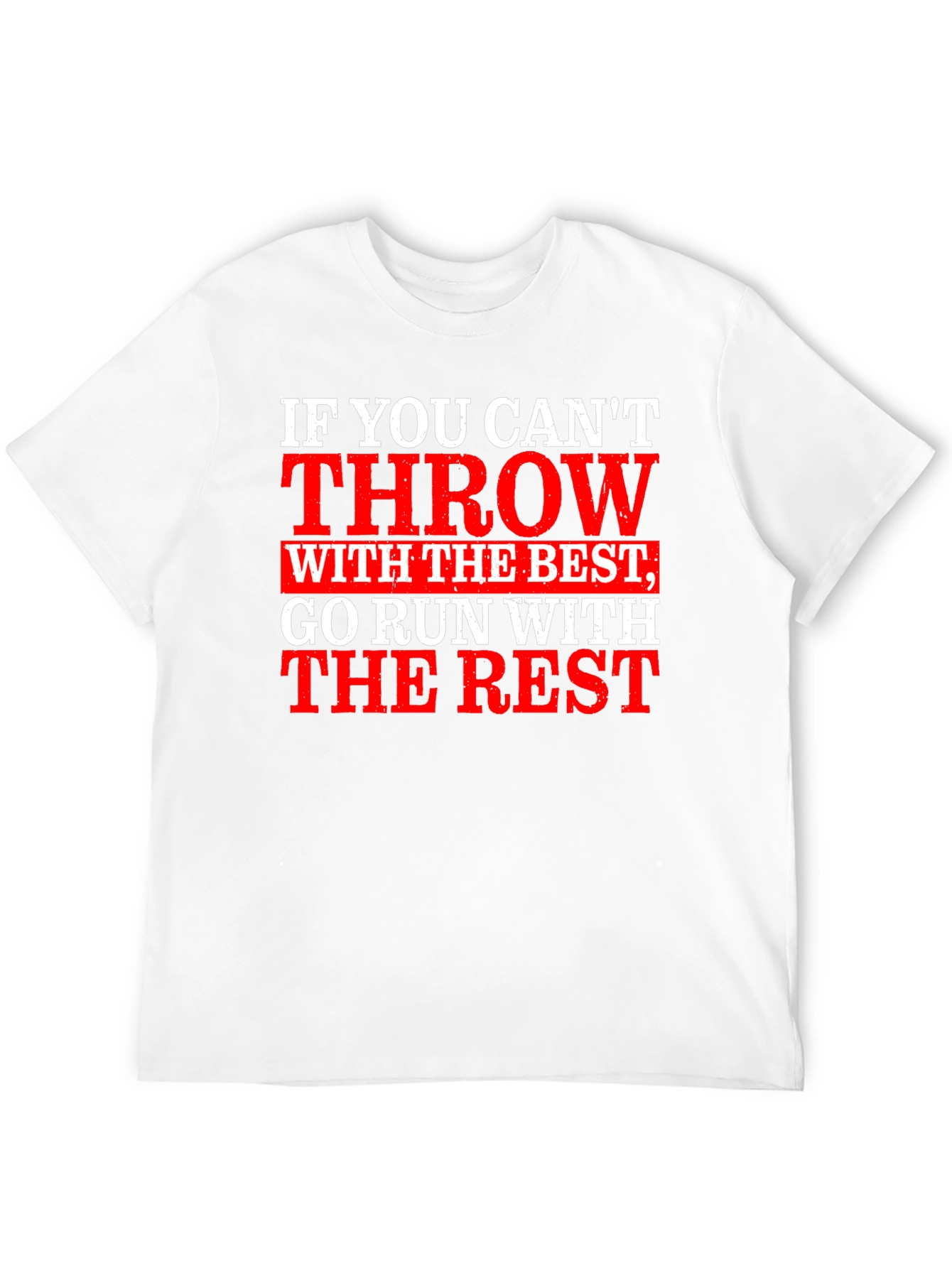 Funny Throwing and Running T-Shirt