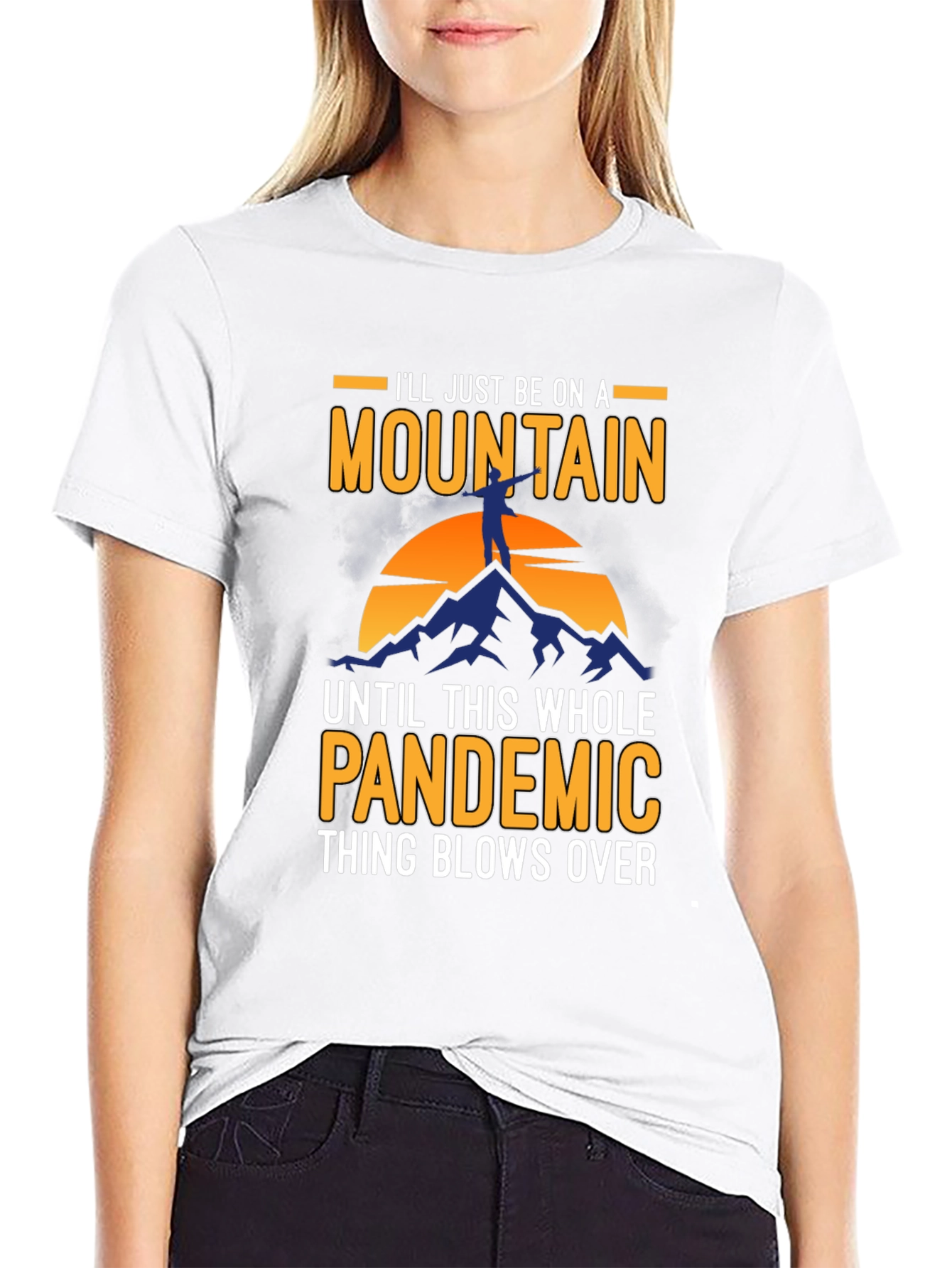 Mountain Pandemic T-Shirt - Stay Away in Style!