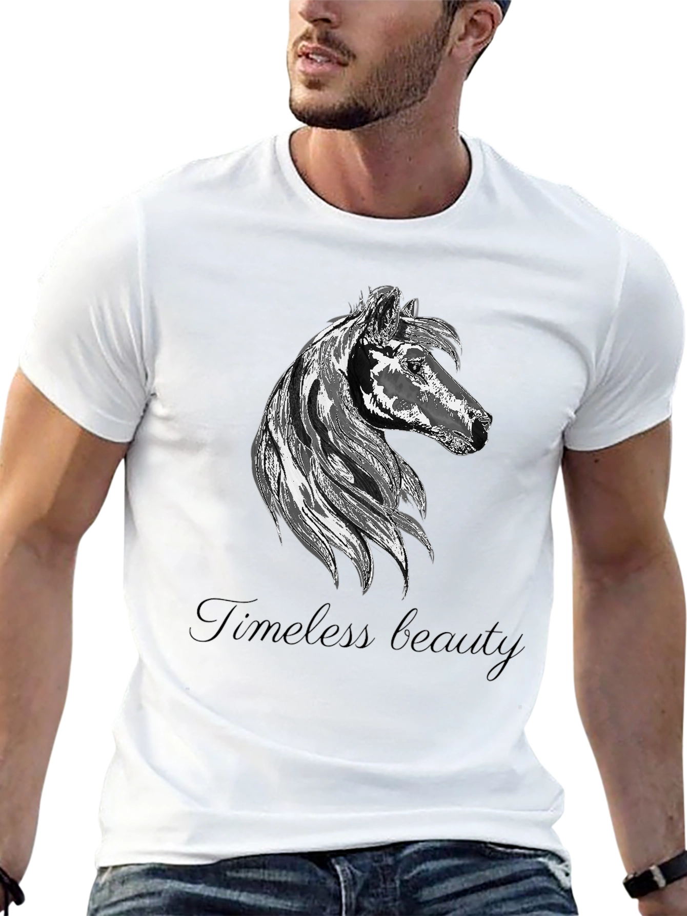 Timeless Beauty Horse Graphic Tee