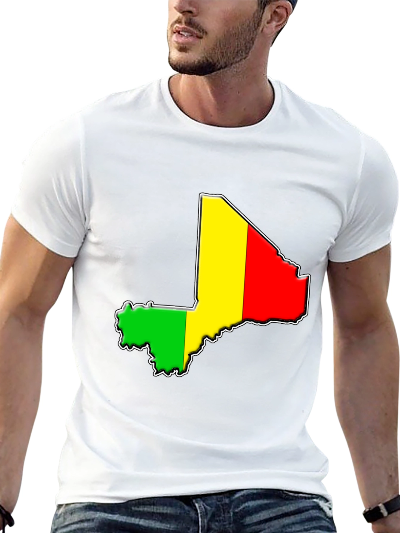 Mali Map Flag T-Shirt