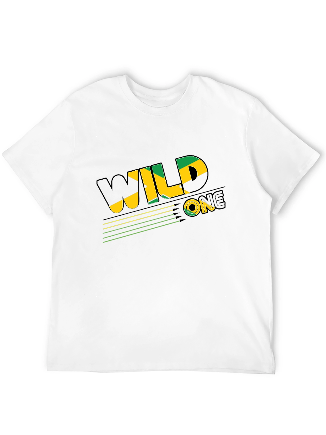 Wild One Jamaica Style Black T-Shirt