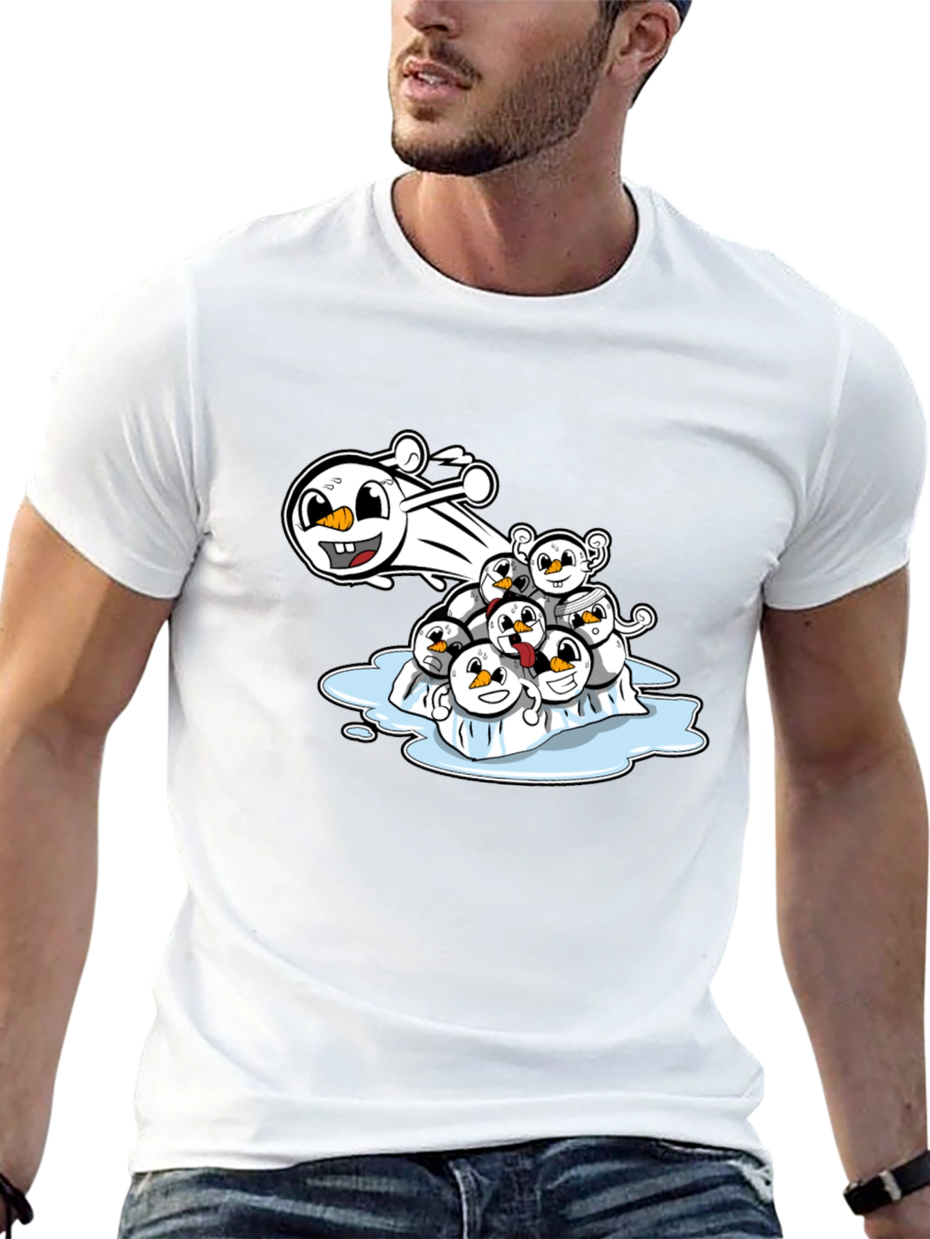 Snowball Fight Graphic Tee
