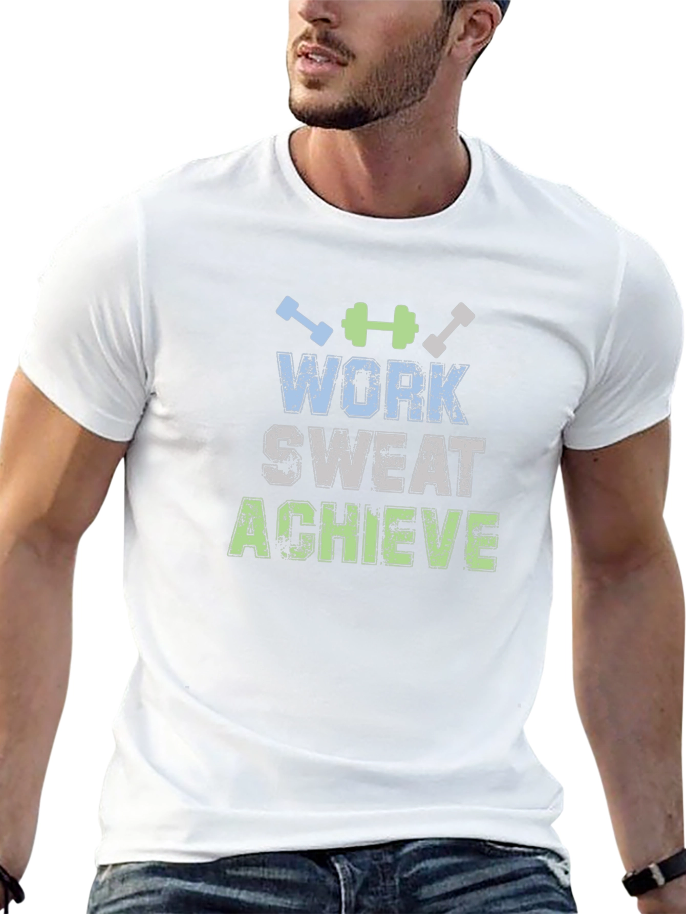 Work Sweat Achieve Graphic T-Shirt