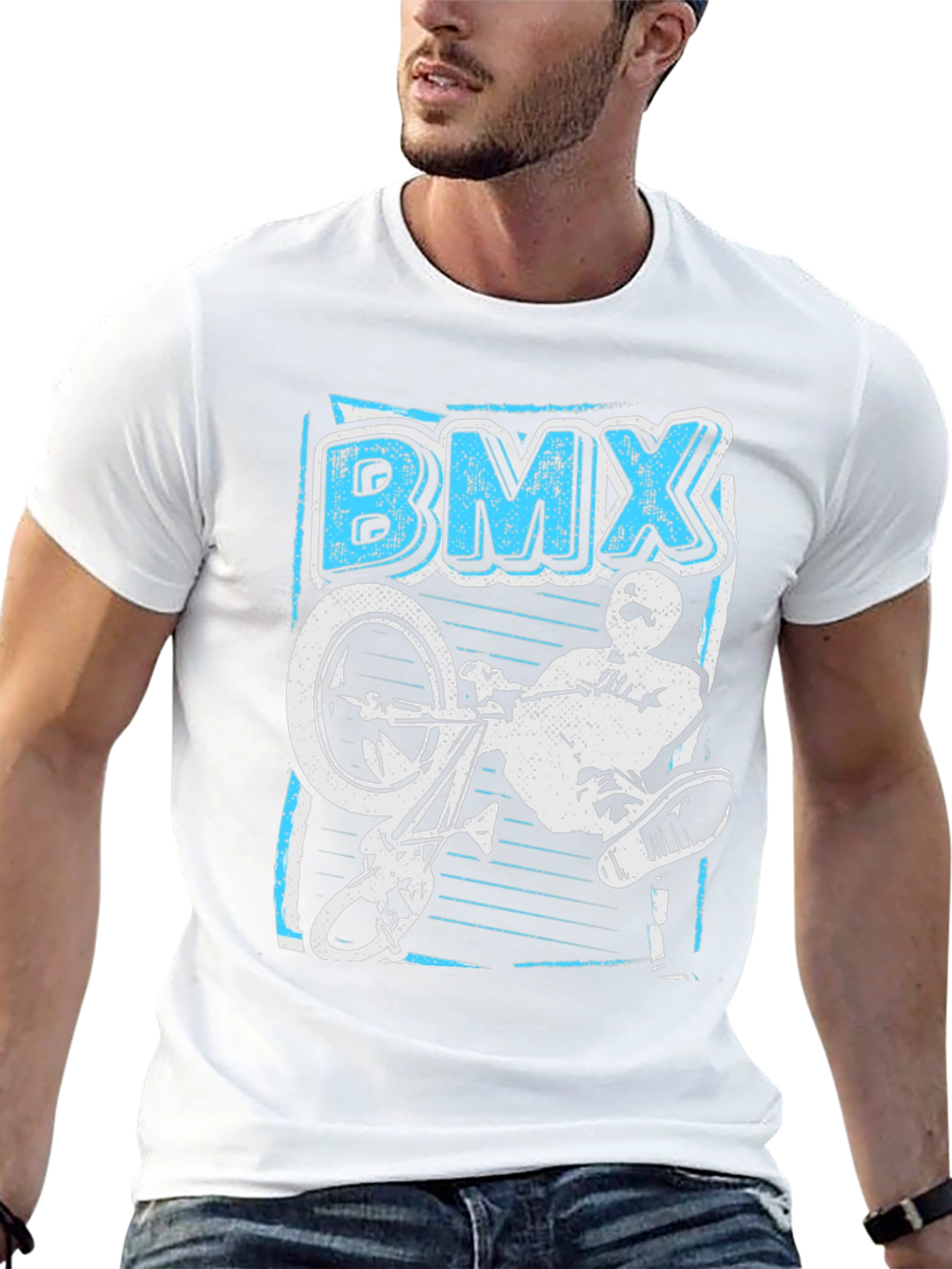 BMX Rider Graphic Tee - Black