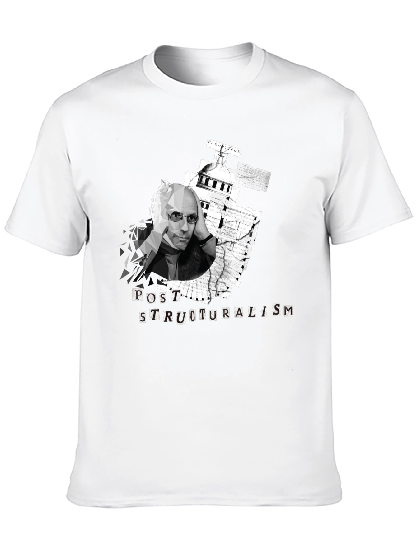 Post-Structuralism Graphic T-Shirt - Black
