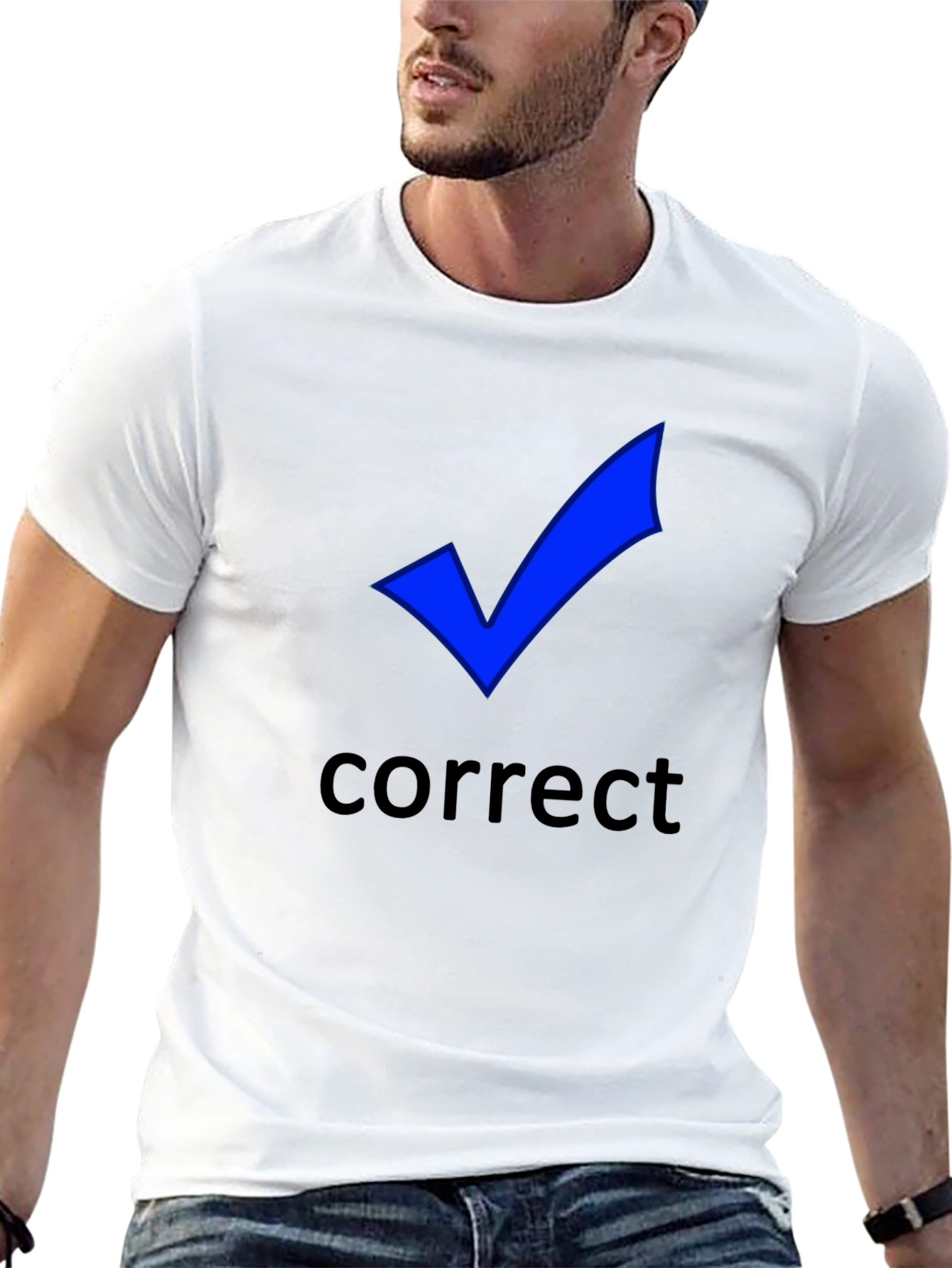 Correct Check Mark T-Shirt - Black