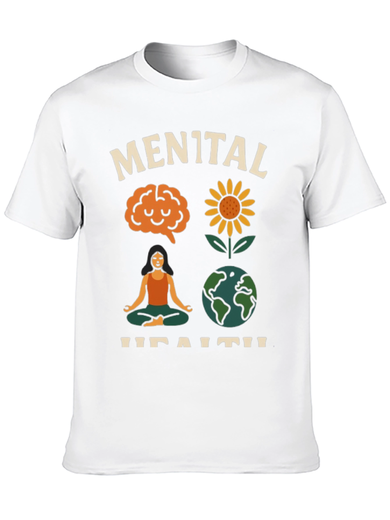 Mental Health Awareness Graphic T-Shirt