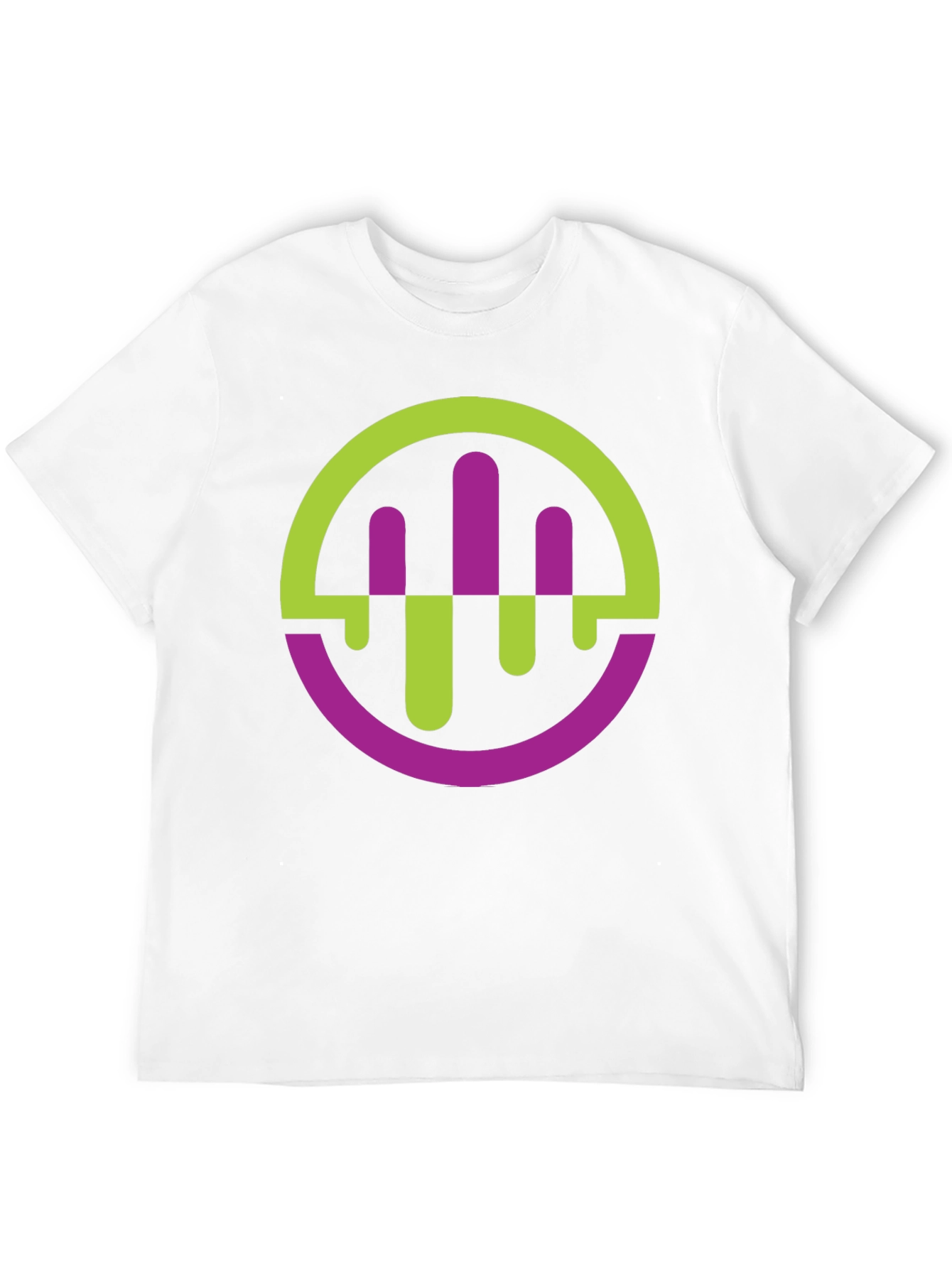 Abstract Circle Graphic Tee - Modern Style