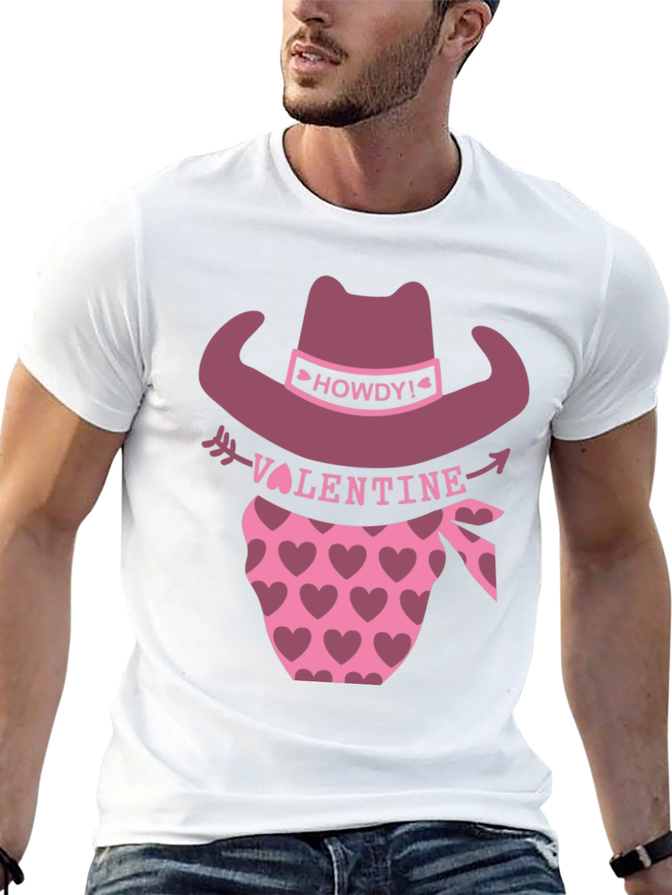 Valentines Cowboy Graphic Tee