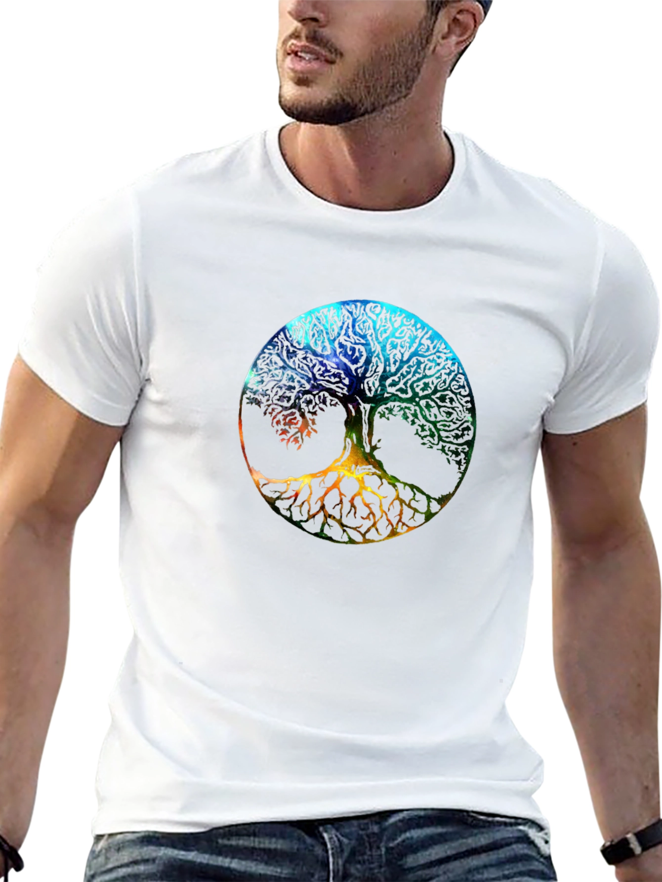 Tree of Life Graphic T-Shirt - Mens Black Tee