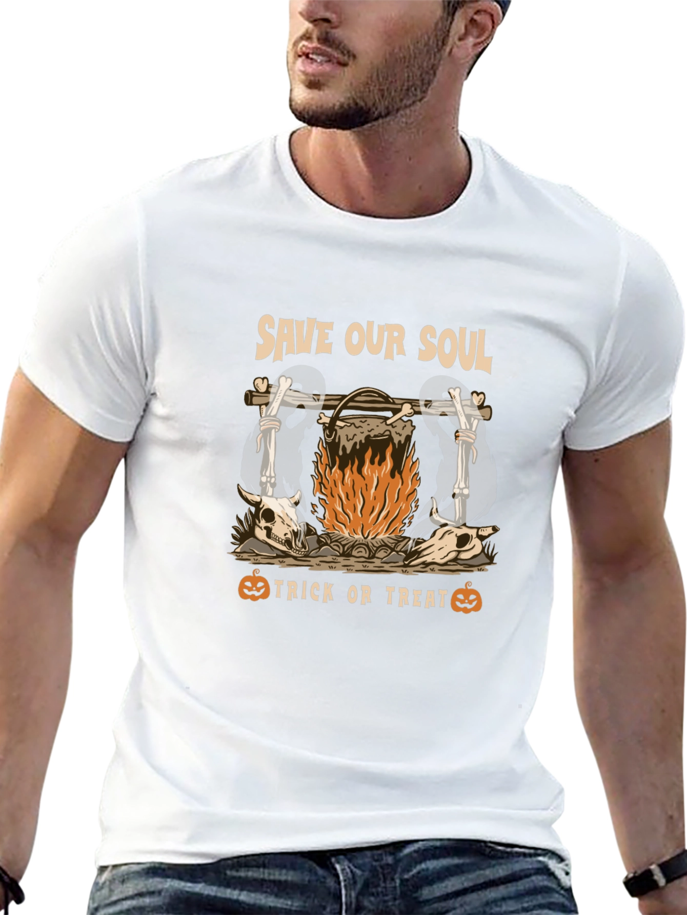 Save Our Souls Halloween Graphic Tee