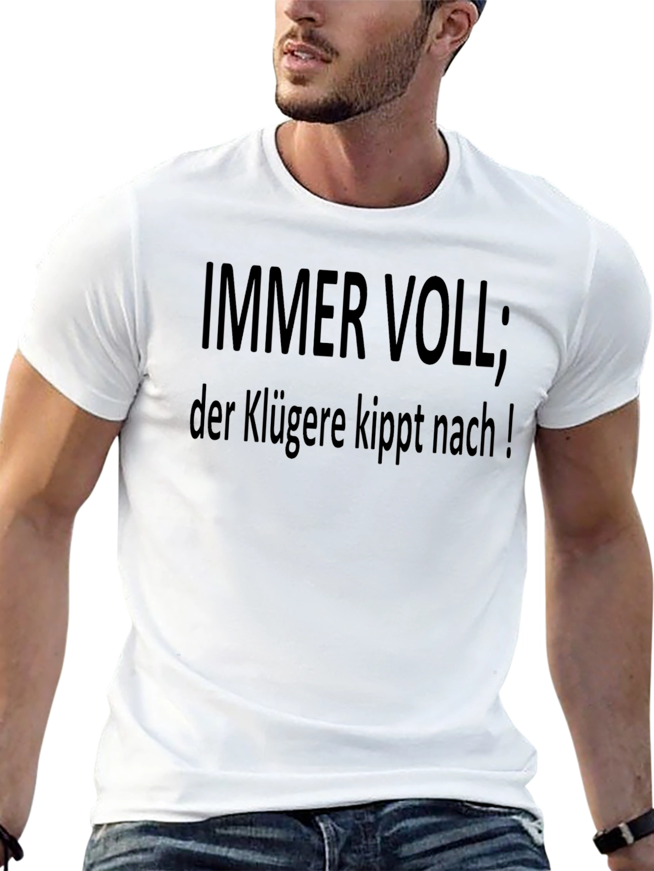 Immer Voll T-Shirt - Mens Black Tee